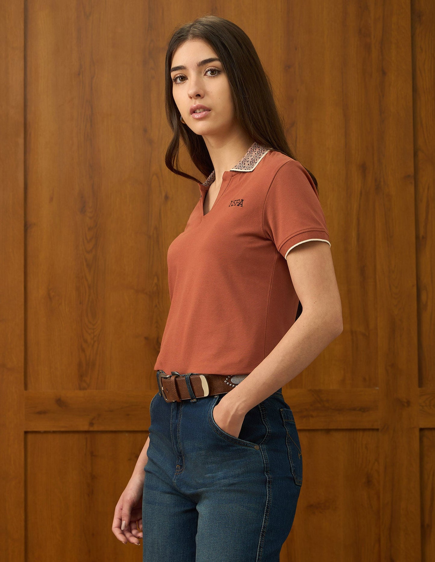 Solid Regular Fit Polo Shirt