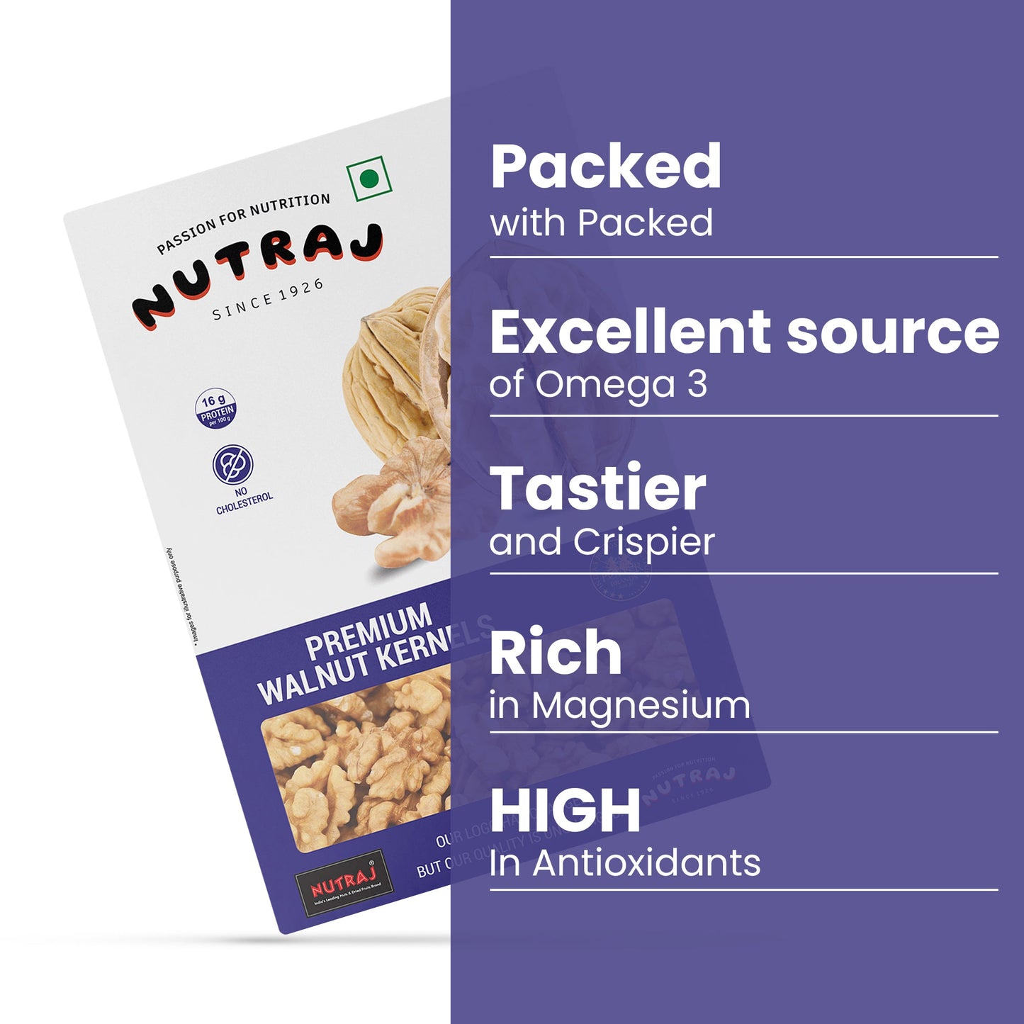 Nutraj California Walnut Kernels 200gm