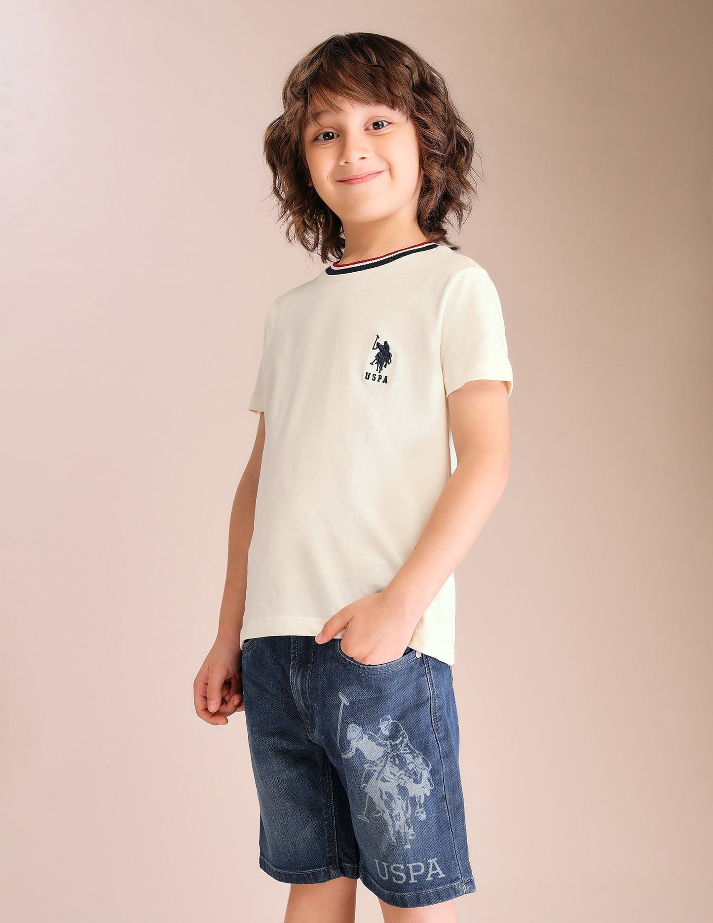 Boys Regular Fit Pure Cotton T-Shirt