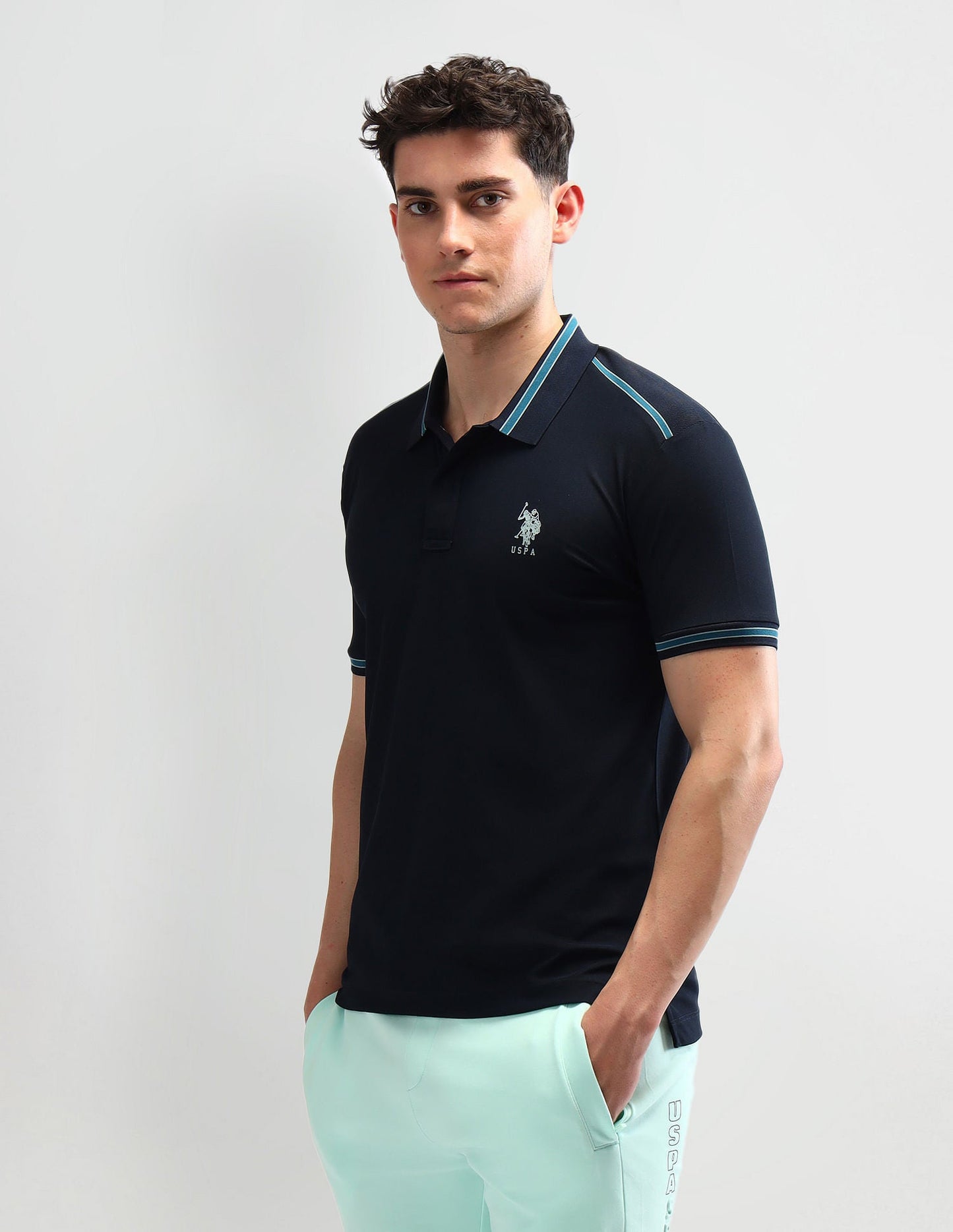 Slim Fit Solid Polo Shirt