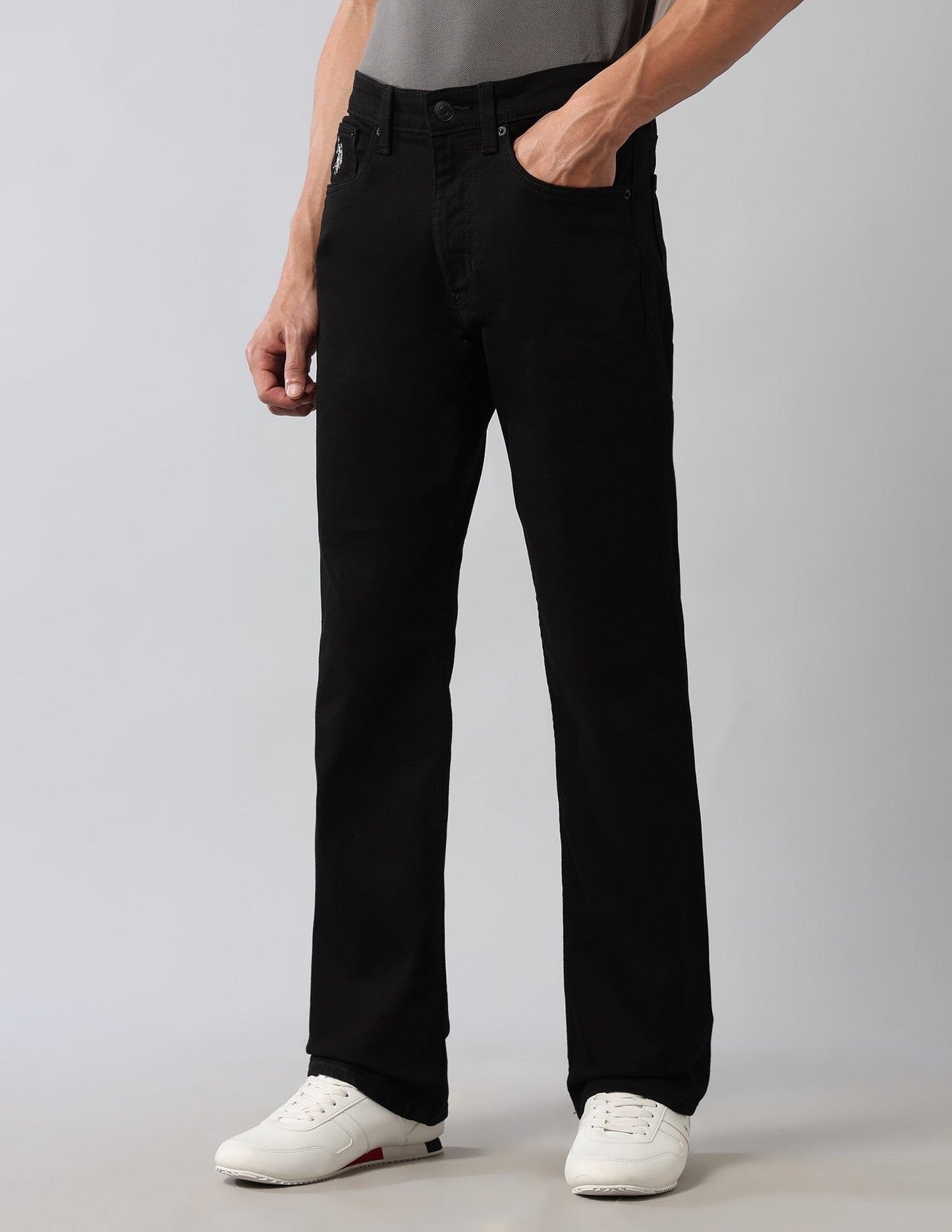 Connor Bootcut Fit Black Jeans
