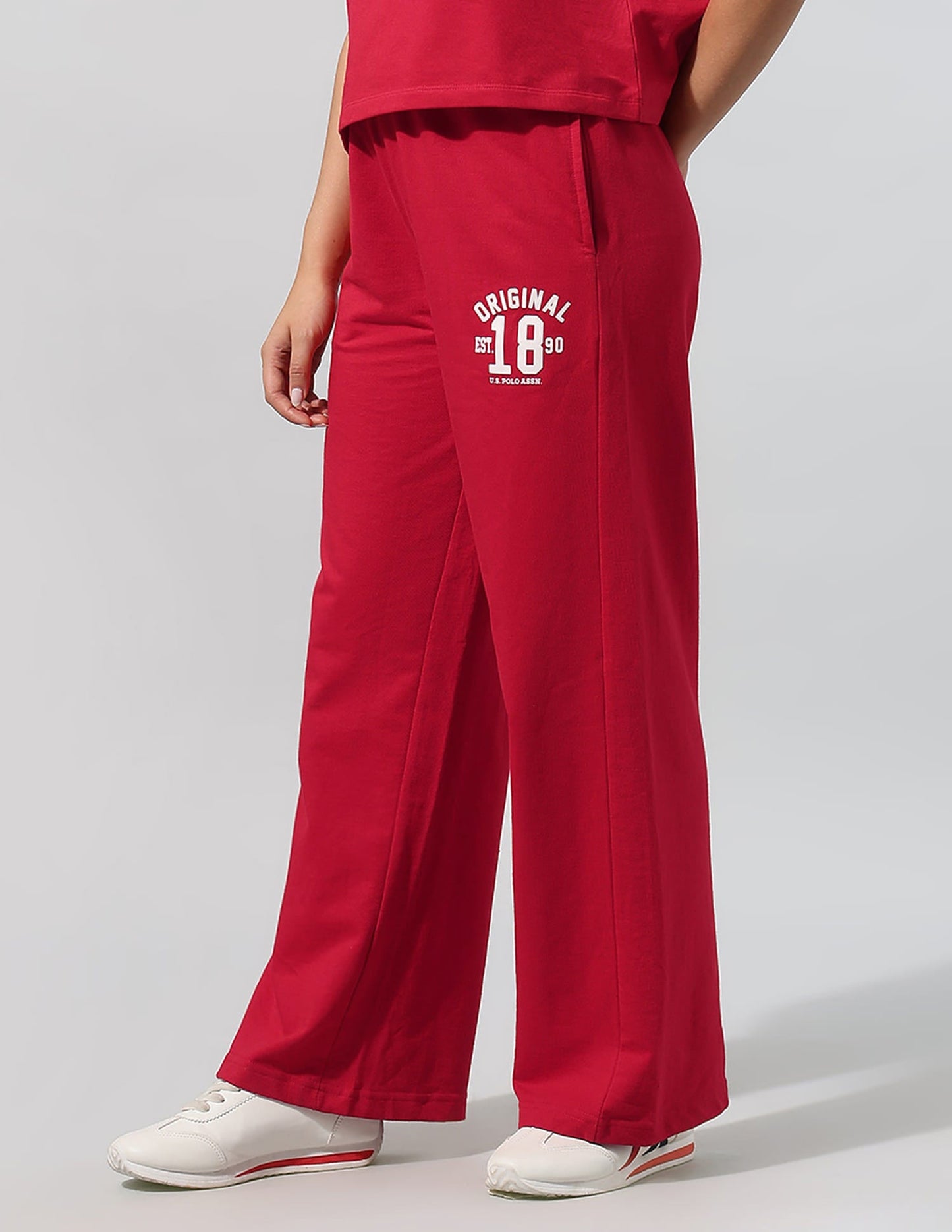 High Waist Wide Leg Trousers