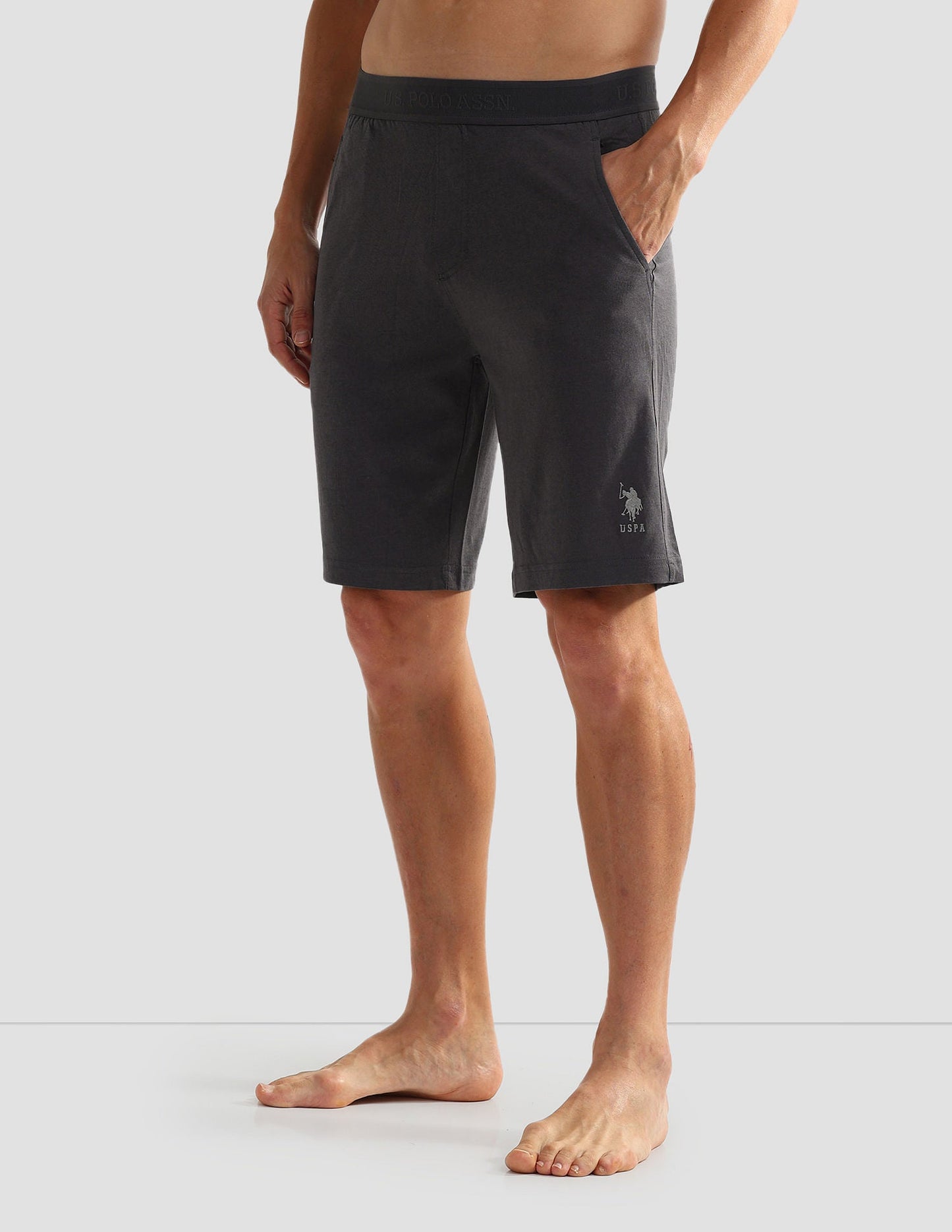 Mid Rise Solid LS001 Shorts - Pack Of 1
