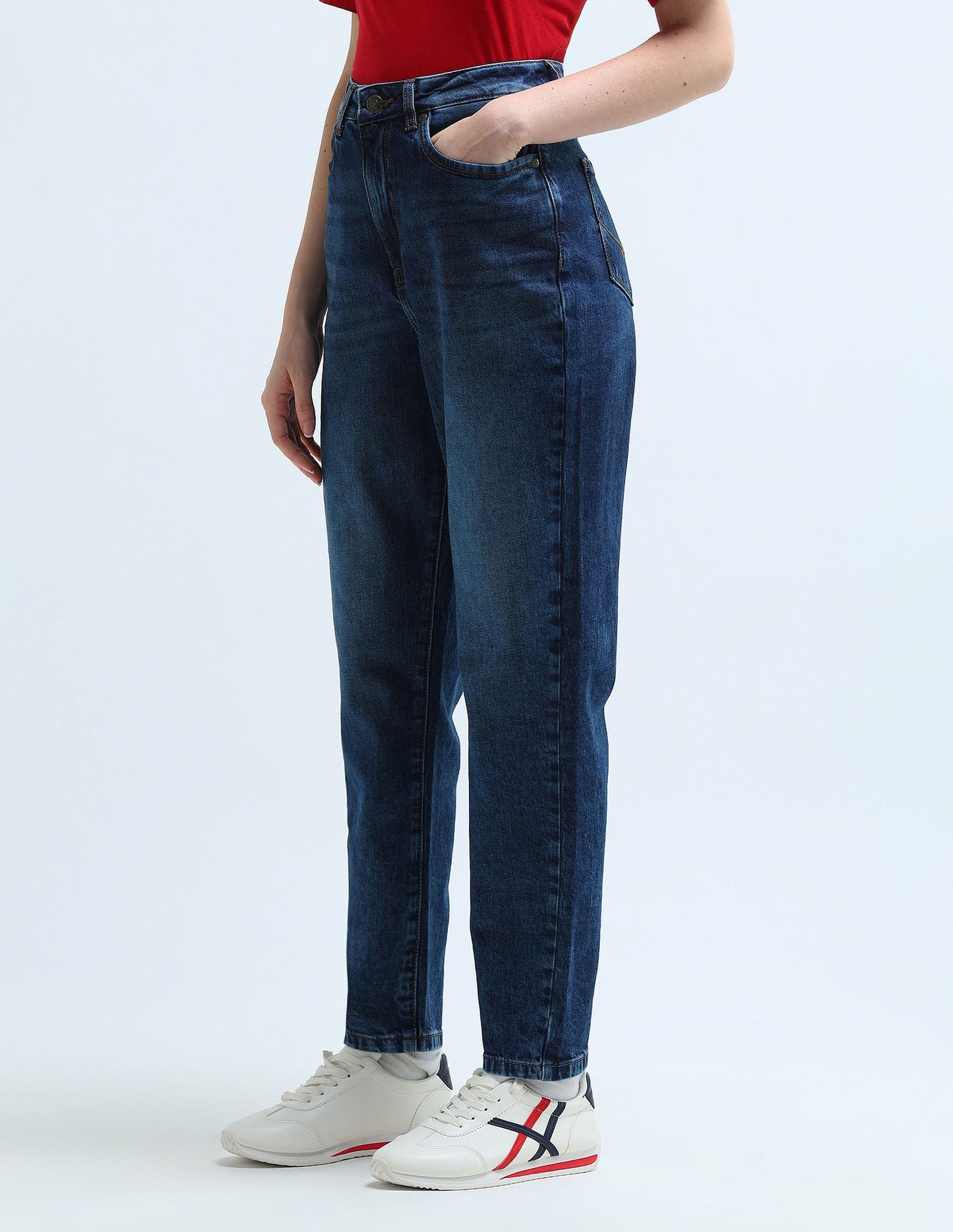 High Rise Mom Fit Jeans