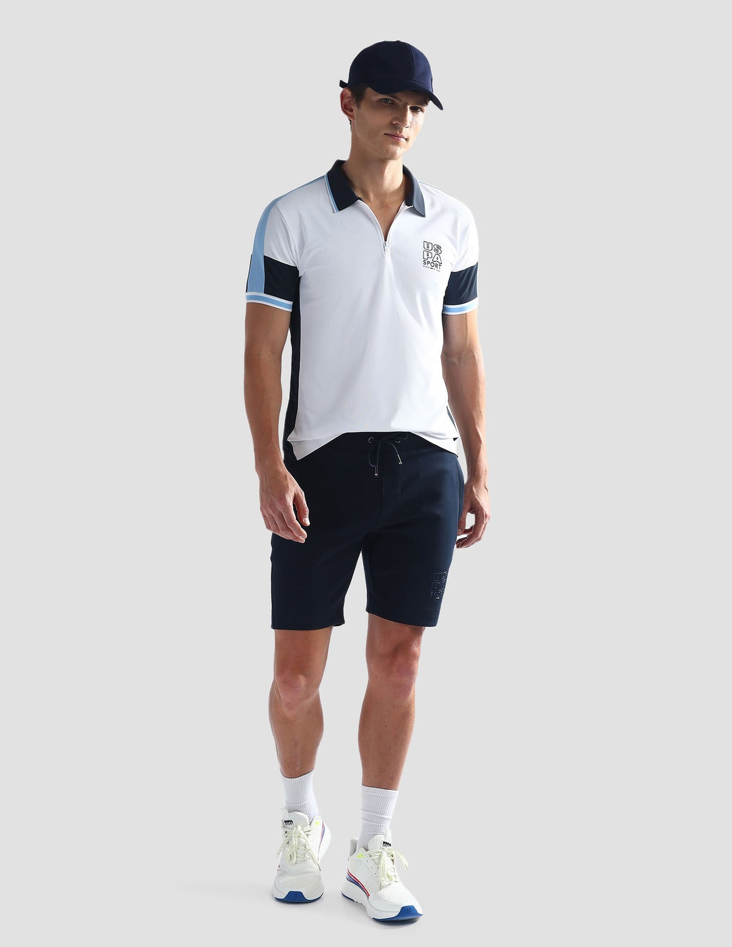 Colour Block Slim Polo Shirt