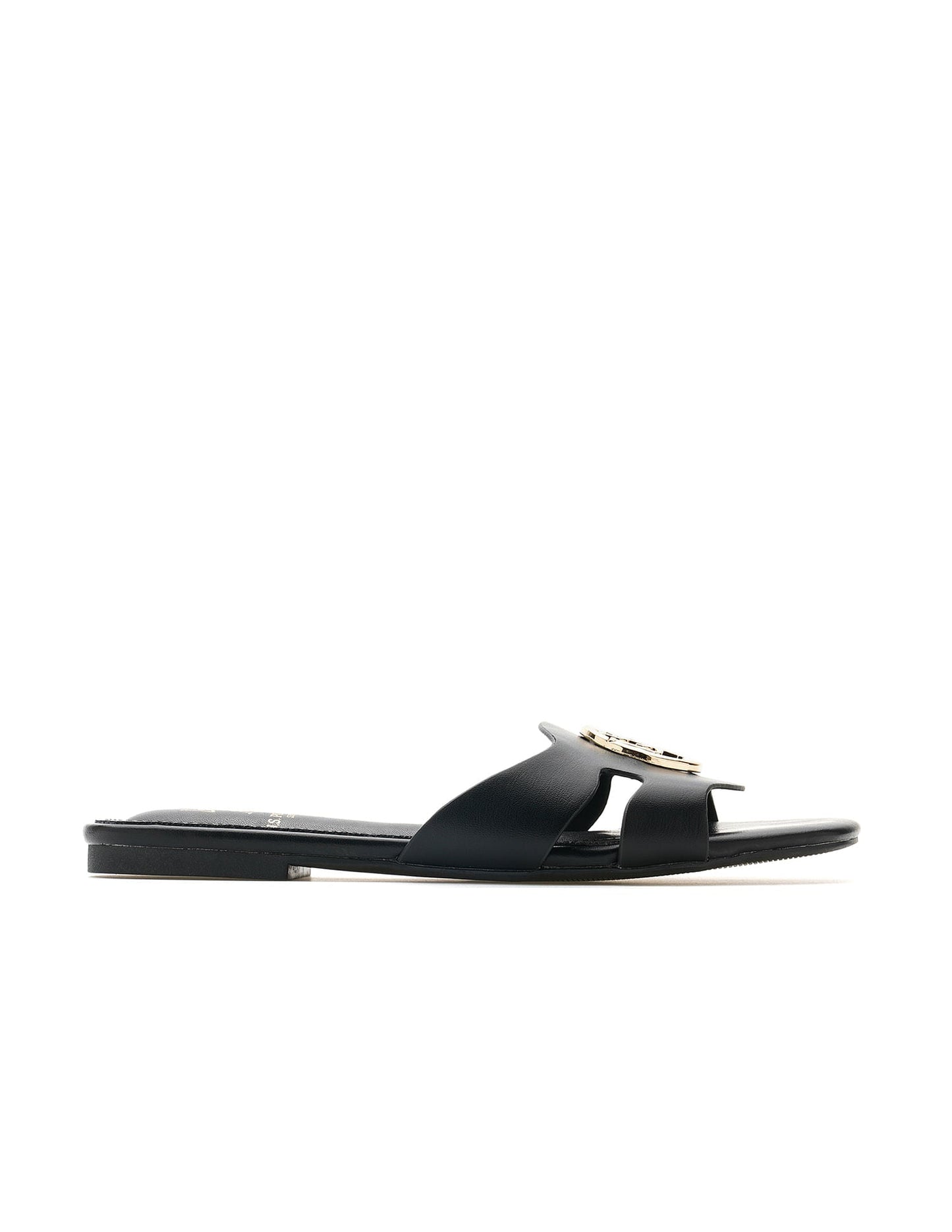 Logo Accent Vamp Strap Perla Sandals