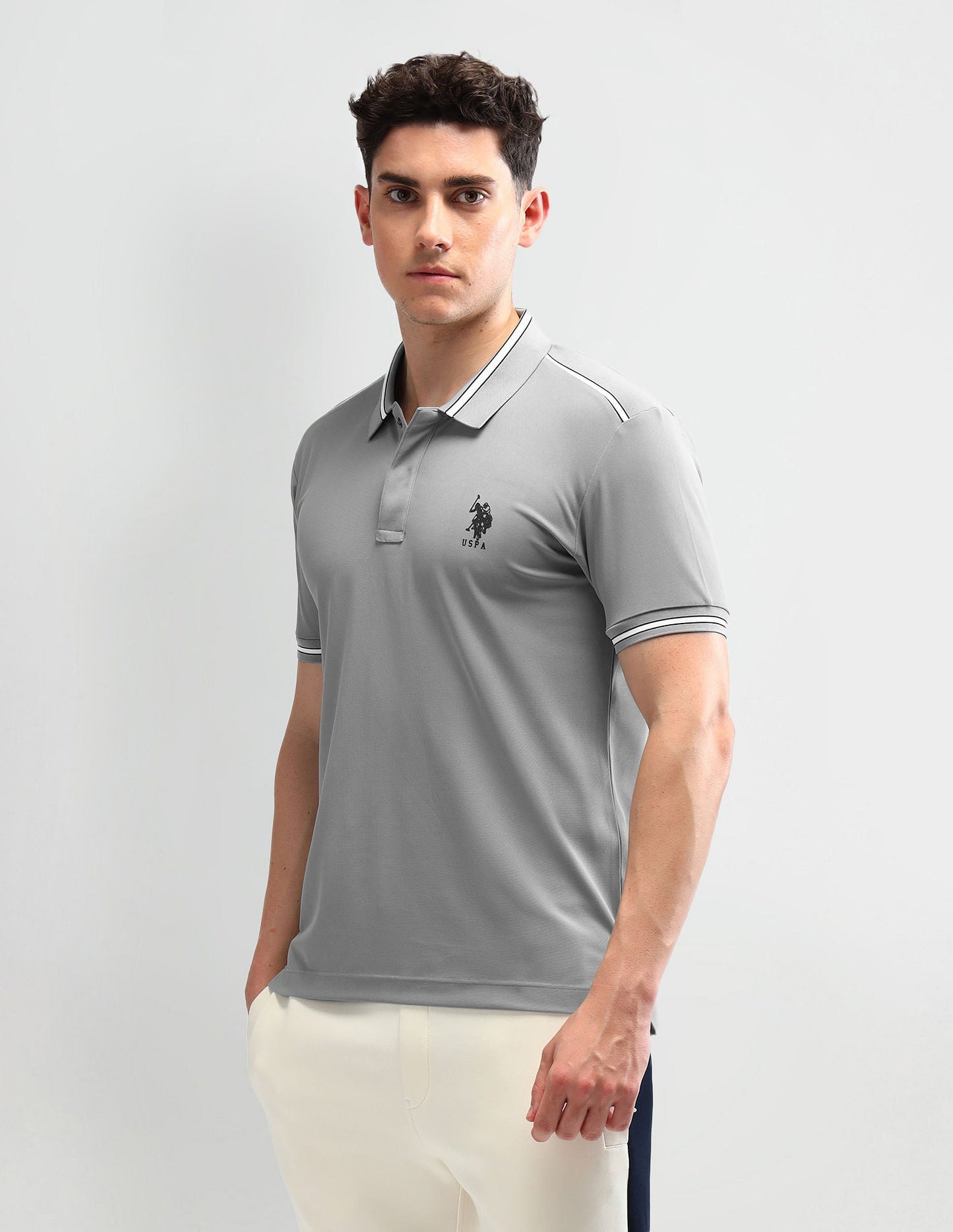 Slim Fit Solid Polo Shirt