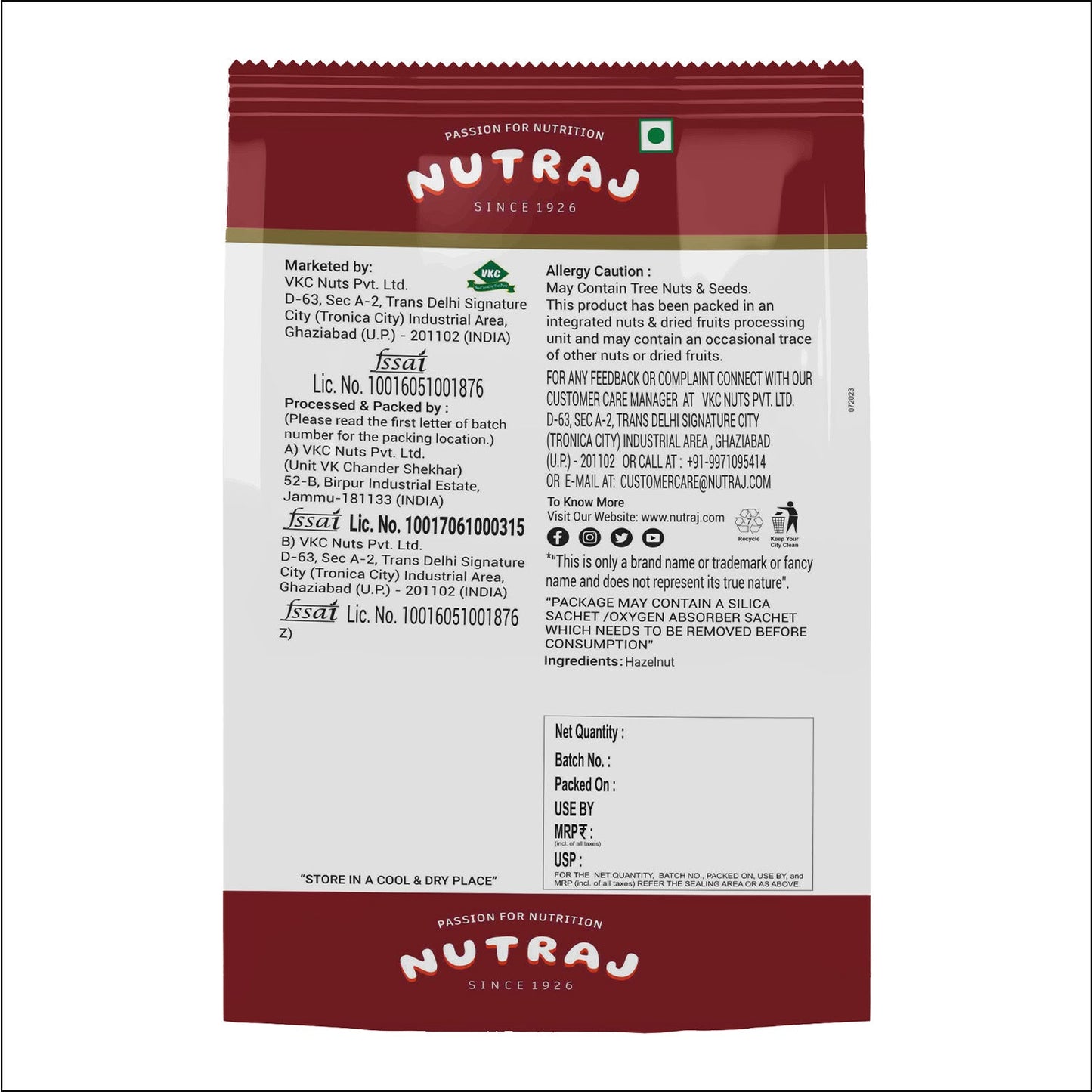 Hazelnut (Sliced)