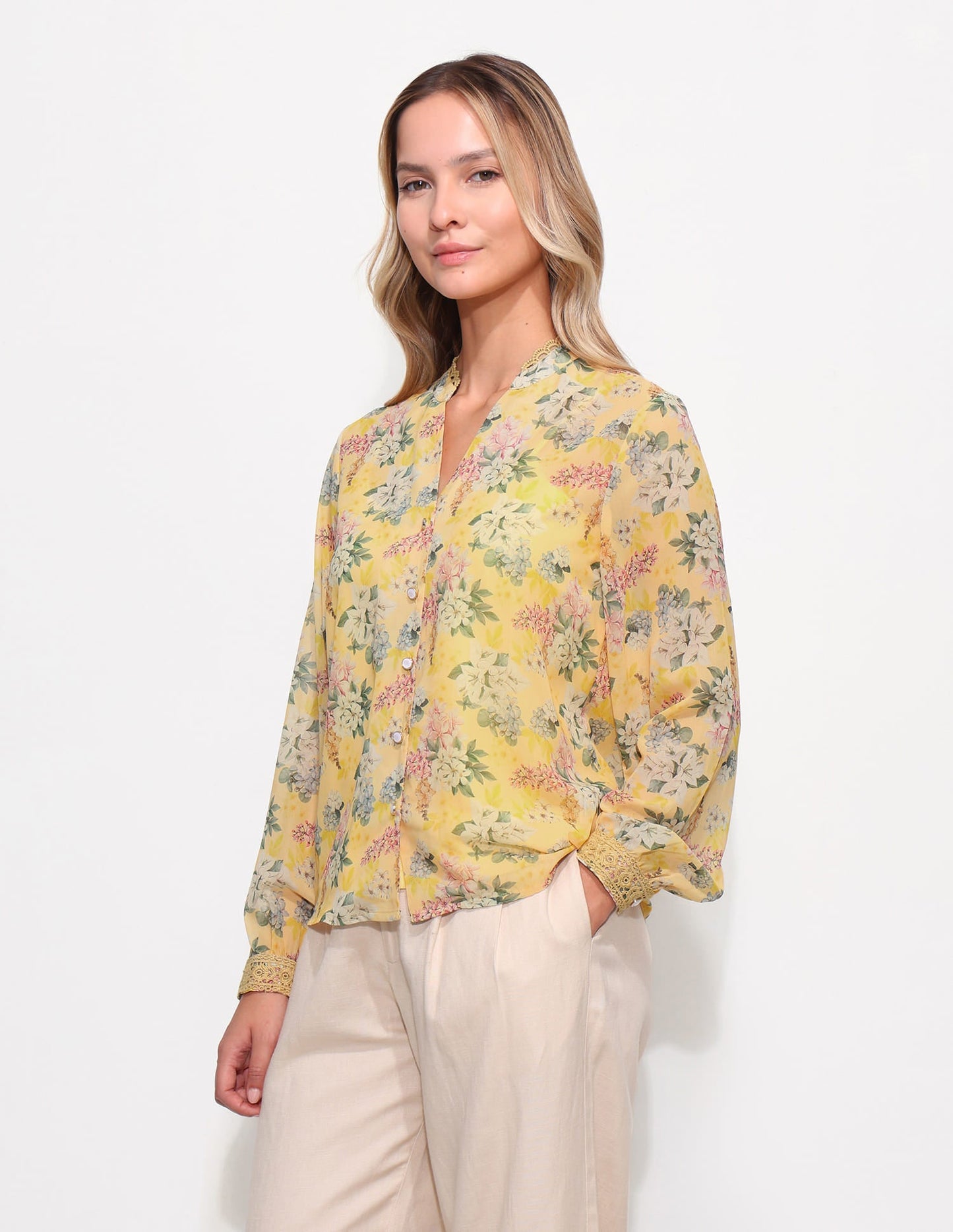 Floral Printed Regular Fit Top