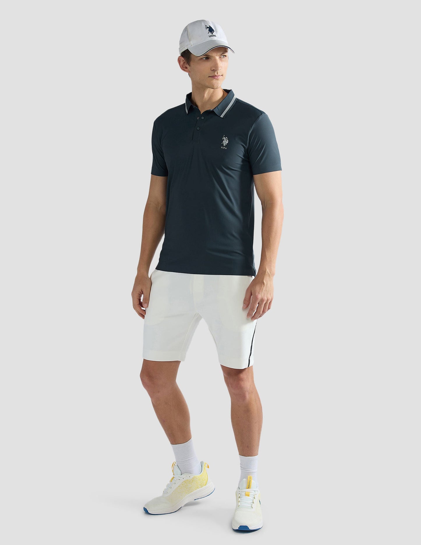 Solid Slim Fit Polo Shirt