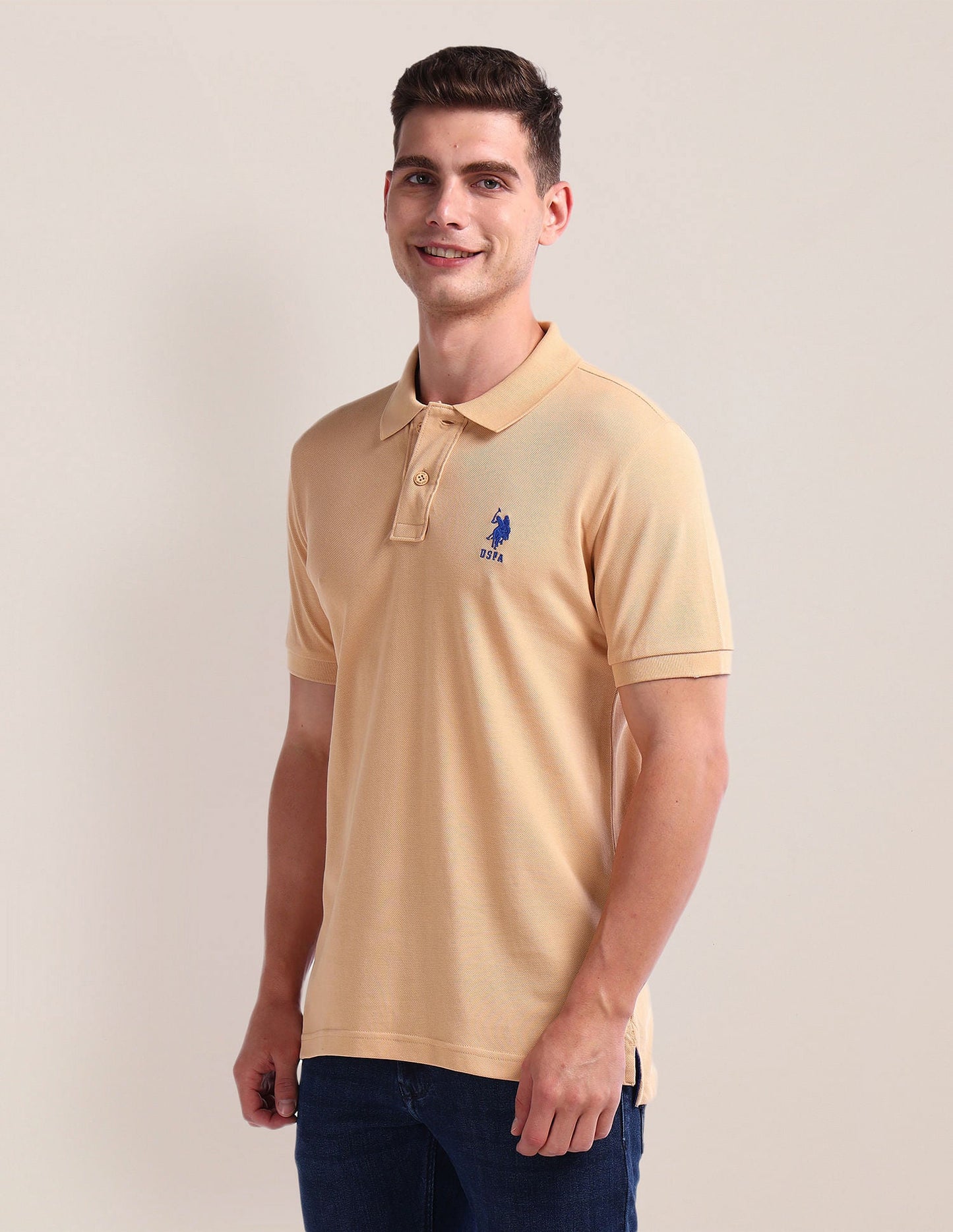 Solid Slim Fit Polo Shirt