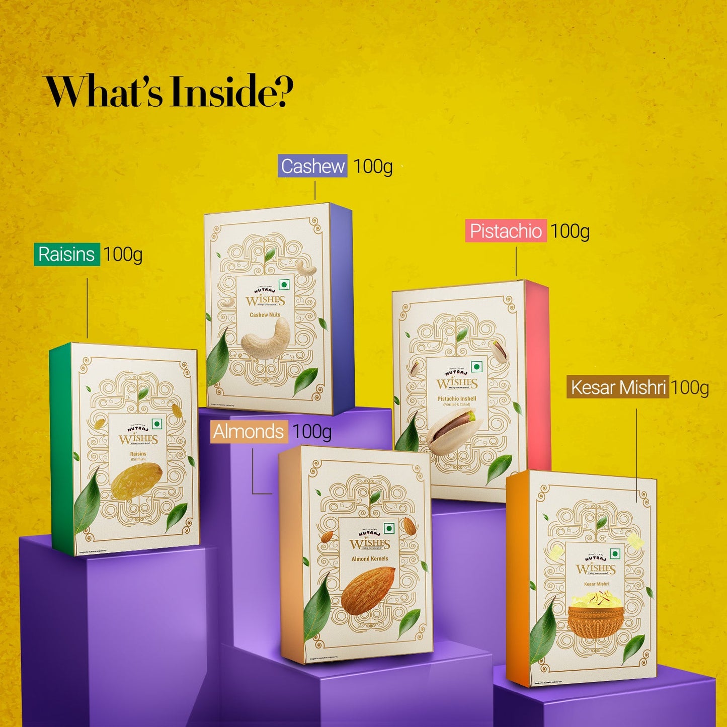 Nutraj Wishes Scared Lotus Bliss Diwali Gift Box 500g GB-156