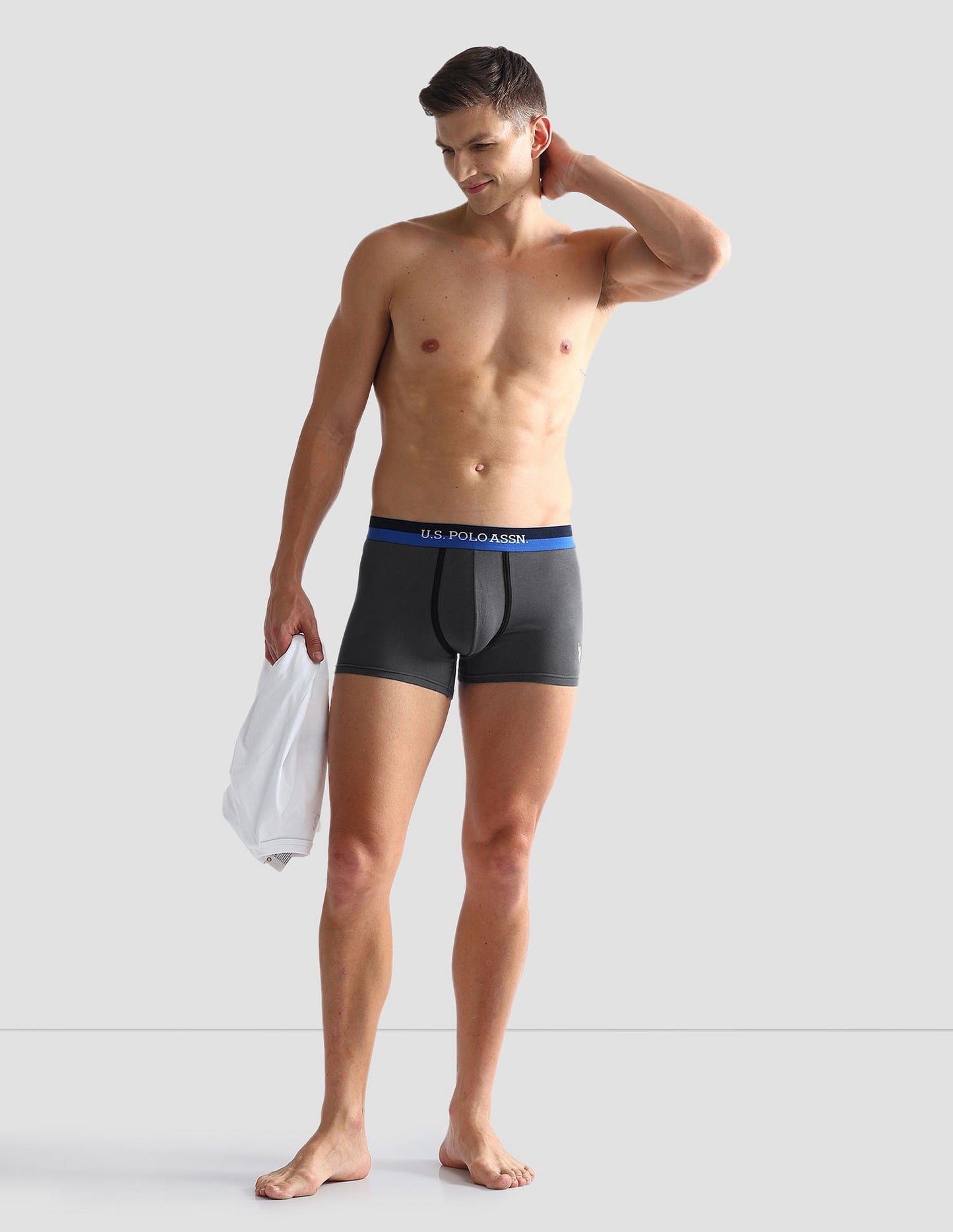 Dual Tone Cotton Stretch OET07 Trunks - Pack Of 2