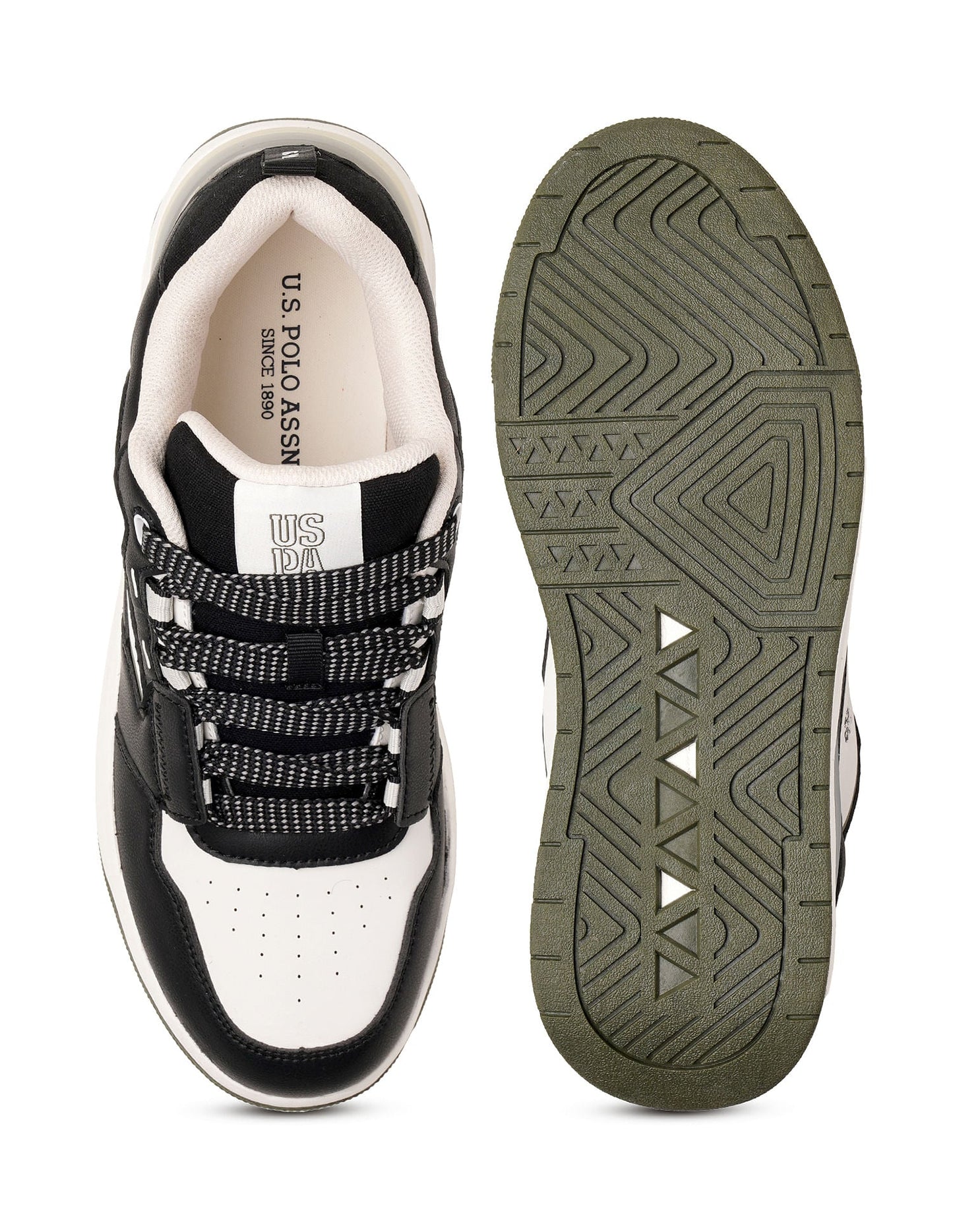 Round Toe Colourblocked Vander Sneakers