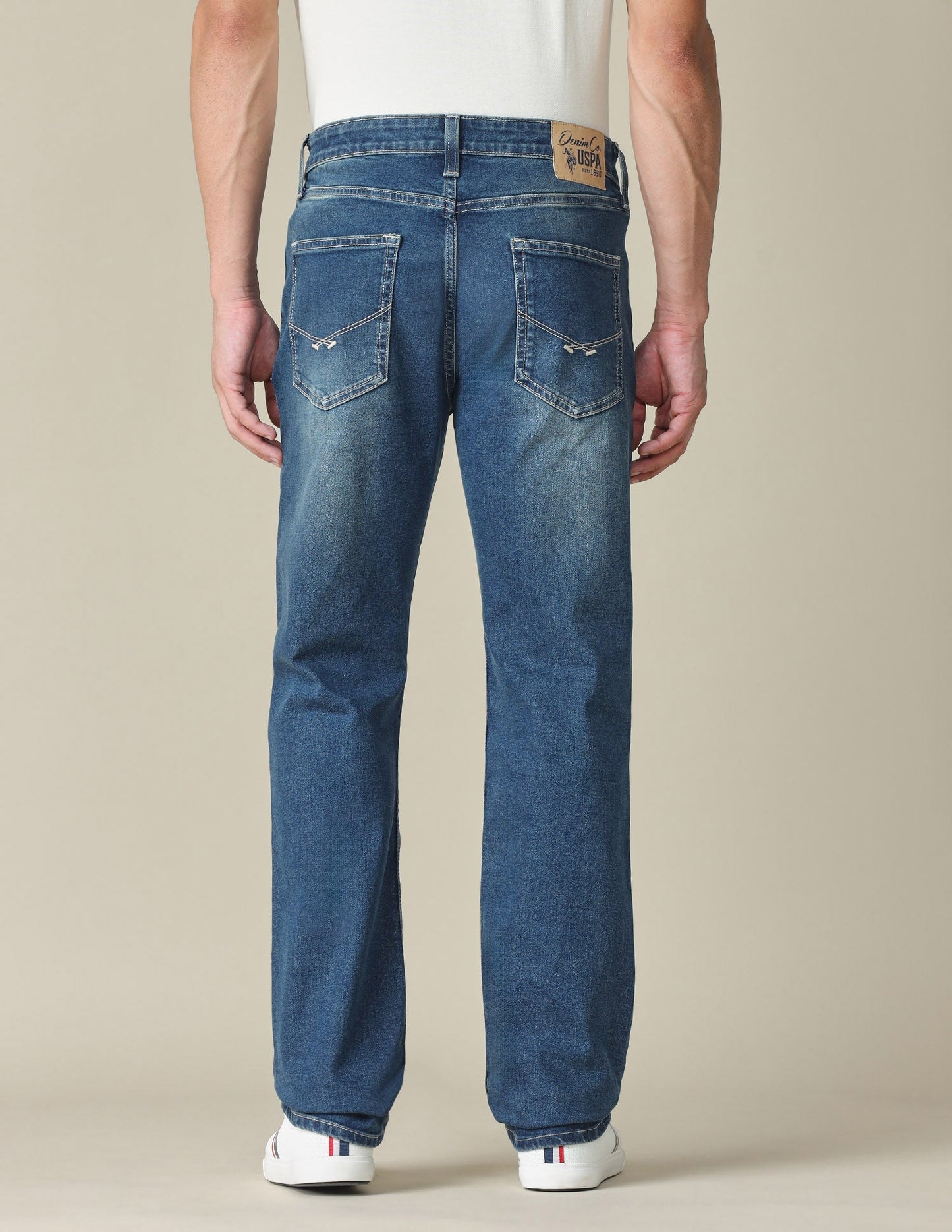 Harold Slim Straight Fit Blue Jeans