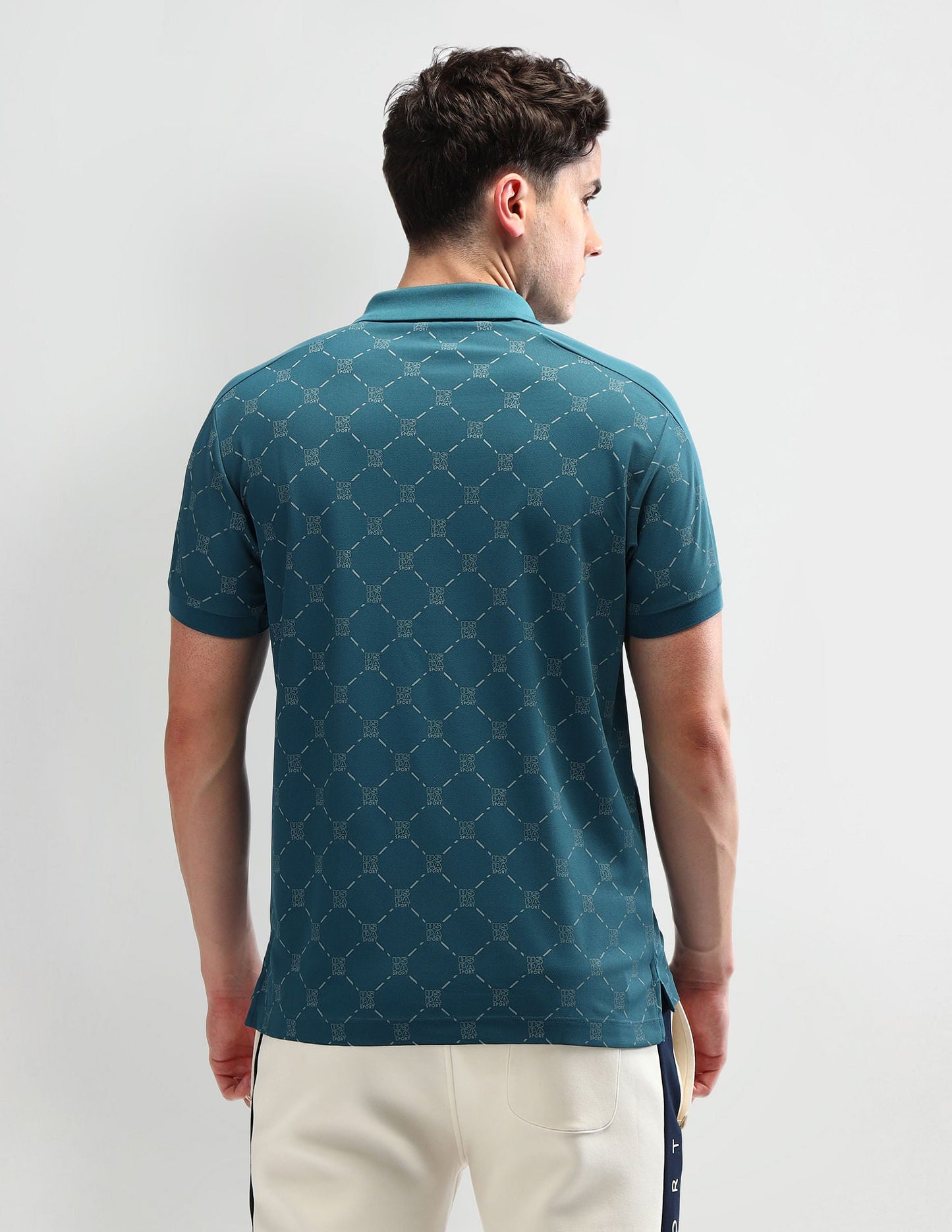 Slim Fit Printed Polo Shirt