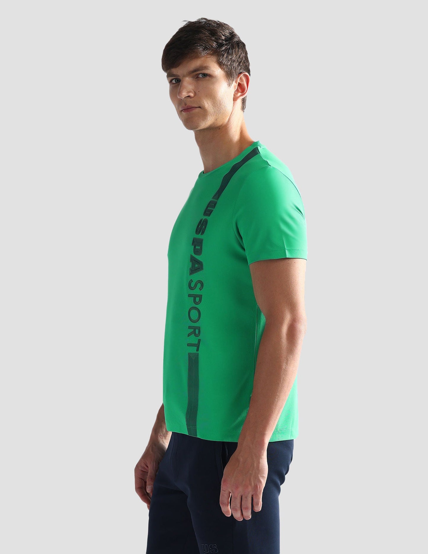 Brand Stripe Honeycomb T-Shirt
