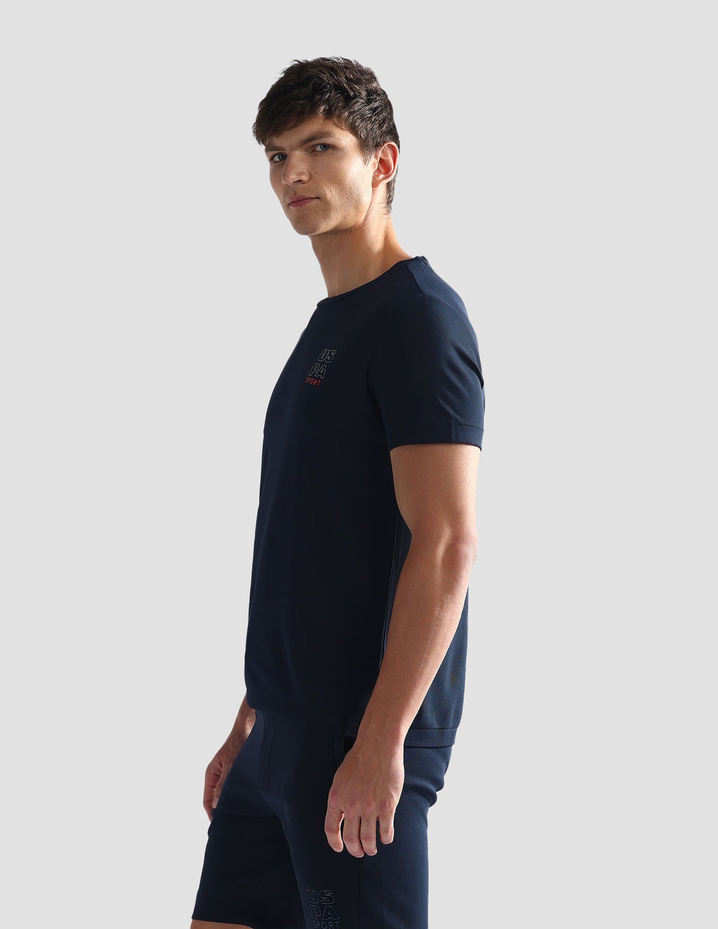 Brand Print Slim Fit Active T-Shirt