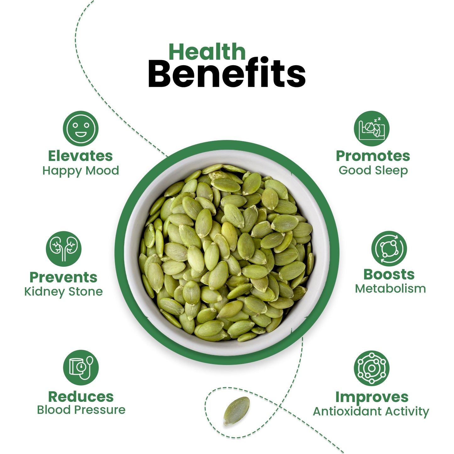 Nutraj Pumpkin seeds 500g Jar