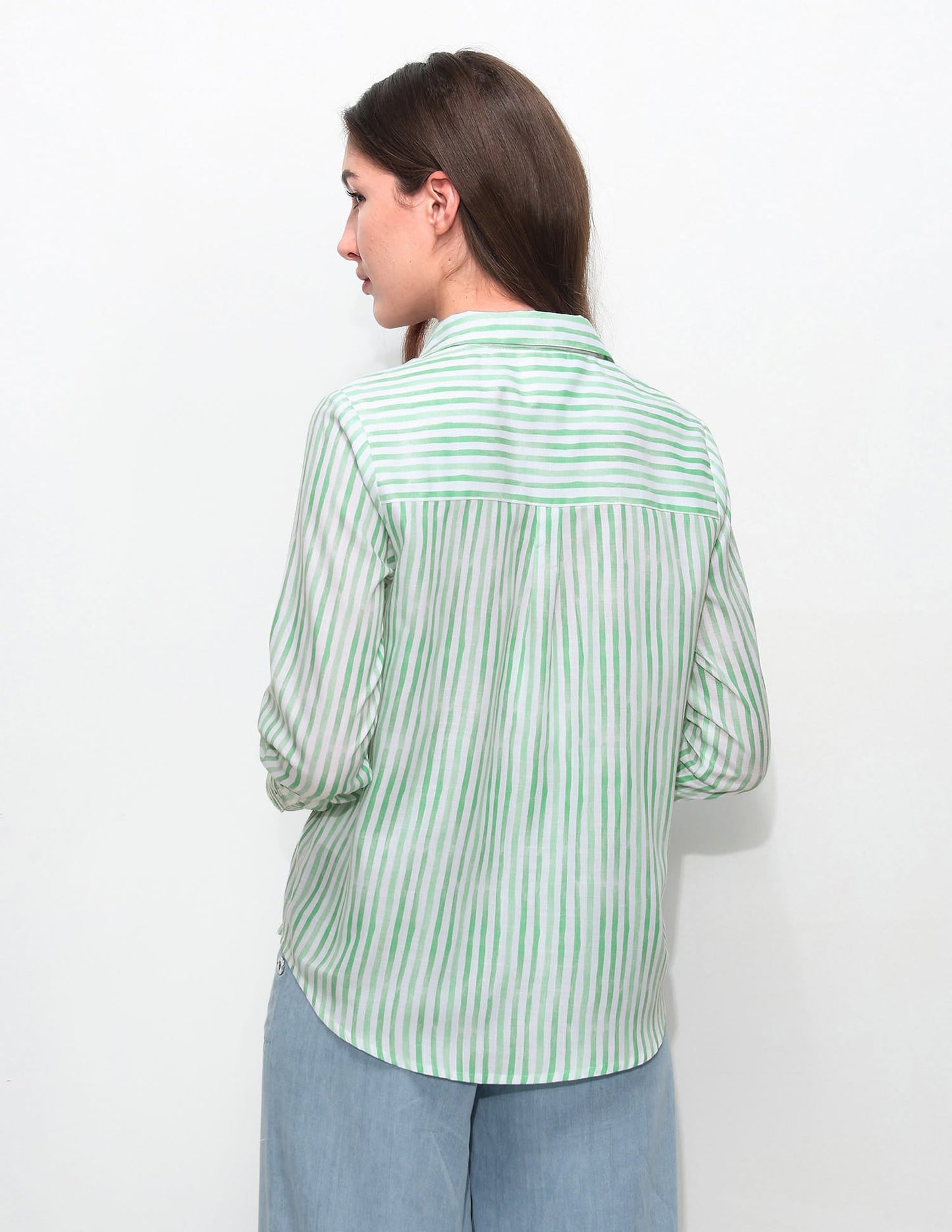 Regular Fit Vertical Striped Shirt