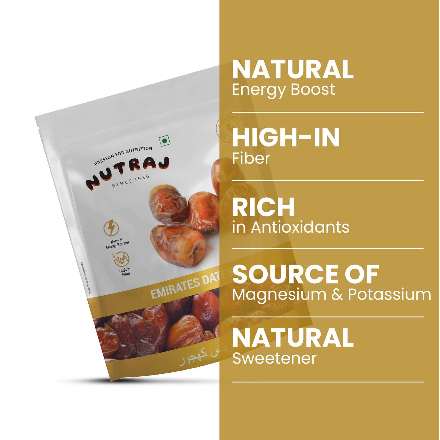 Nutraj Emirate Dates 500g