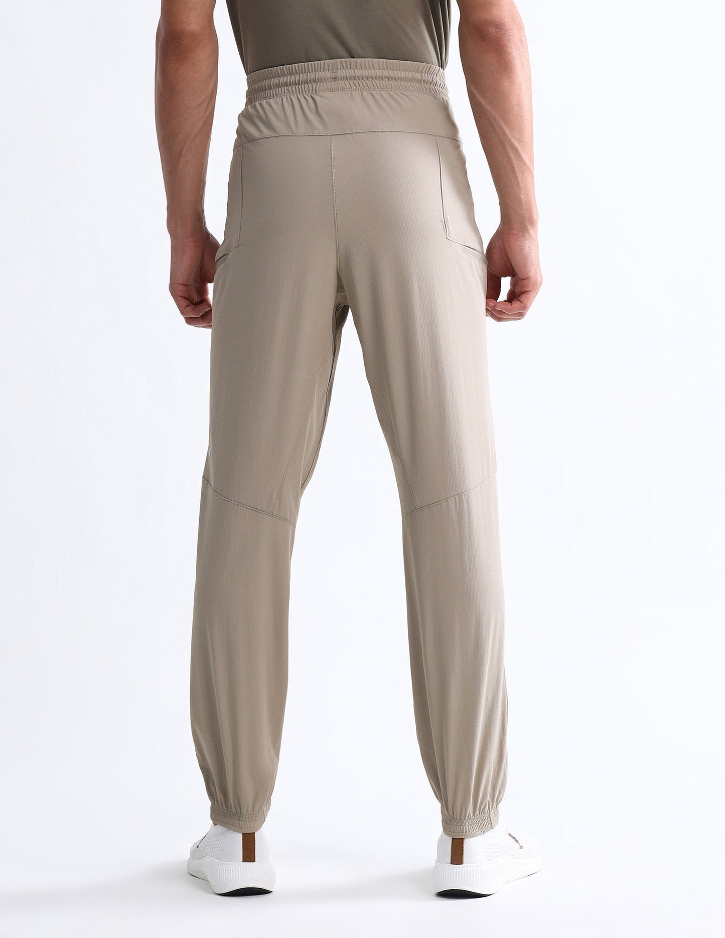 Solid Slim Fit Active Joggers