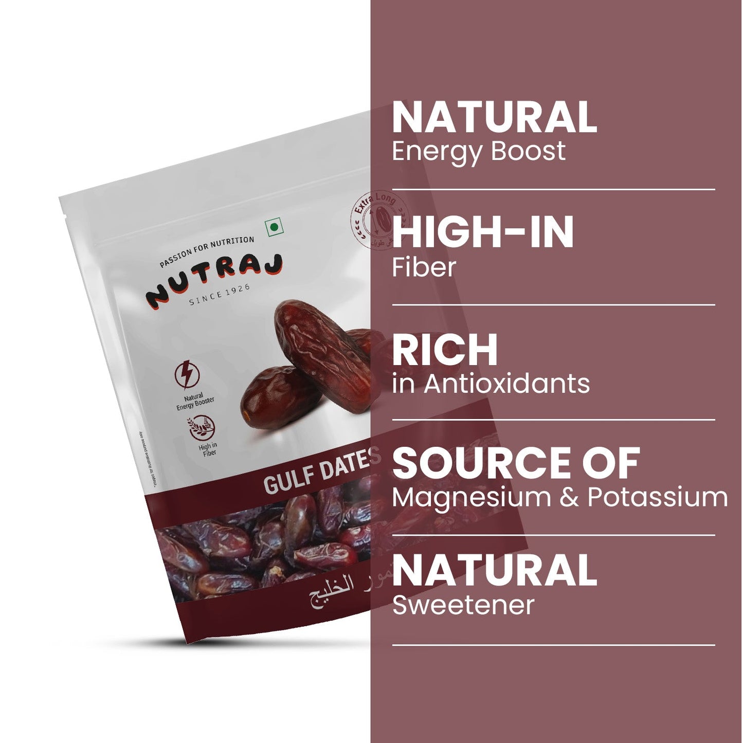 Nutraj Gulf Dates 500g