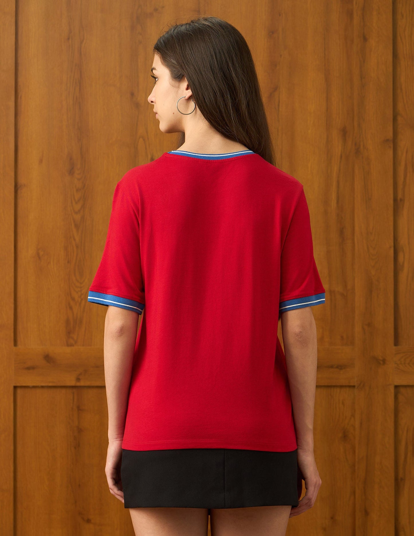 Brand Printed Boxy T-Shirt