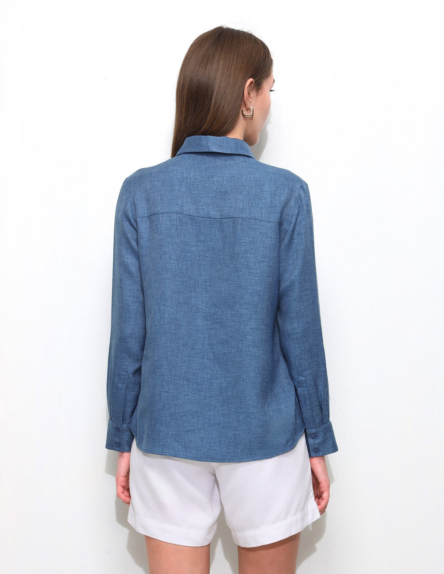 Regular Fit Concealed Placket Shirt