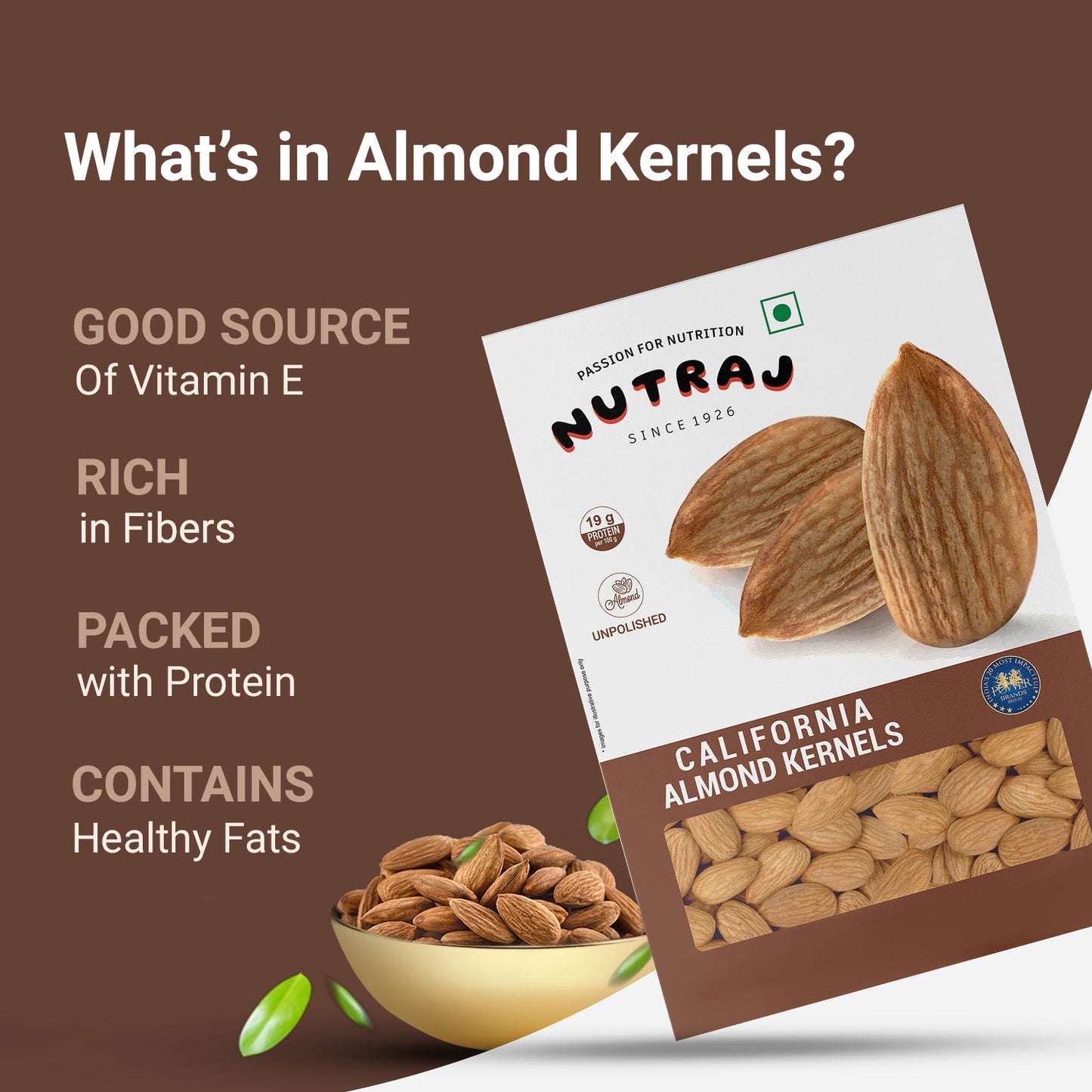 Nutraj Dry Fruits Combo 400g  - California Almonds, Pista 200g Each