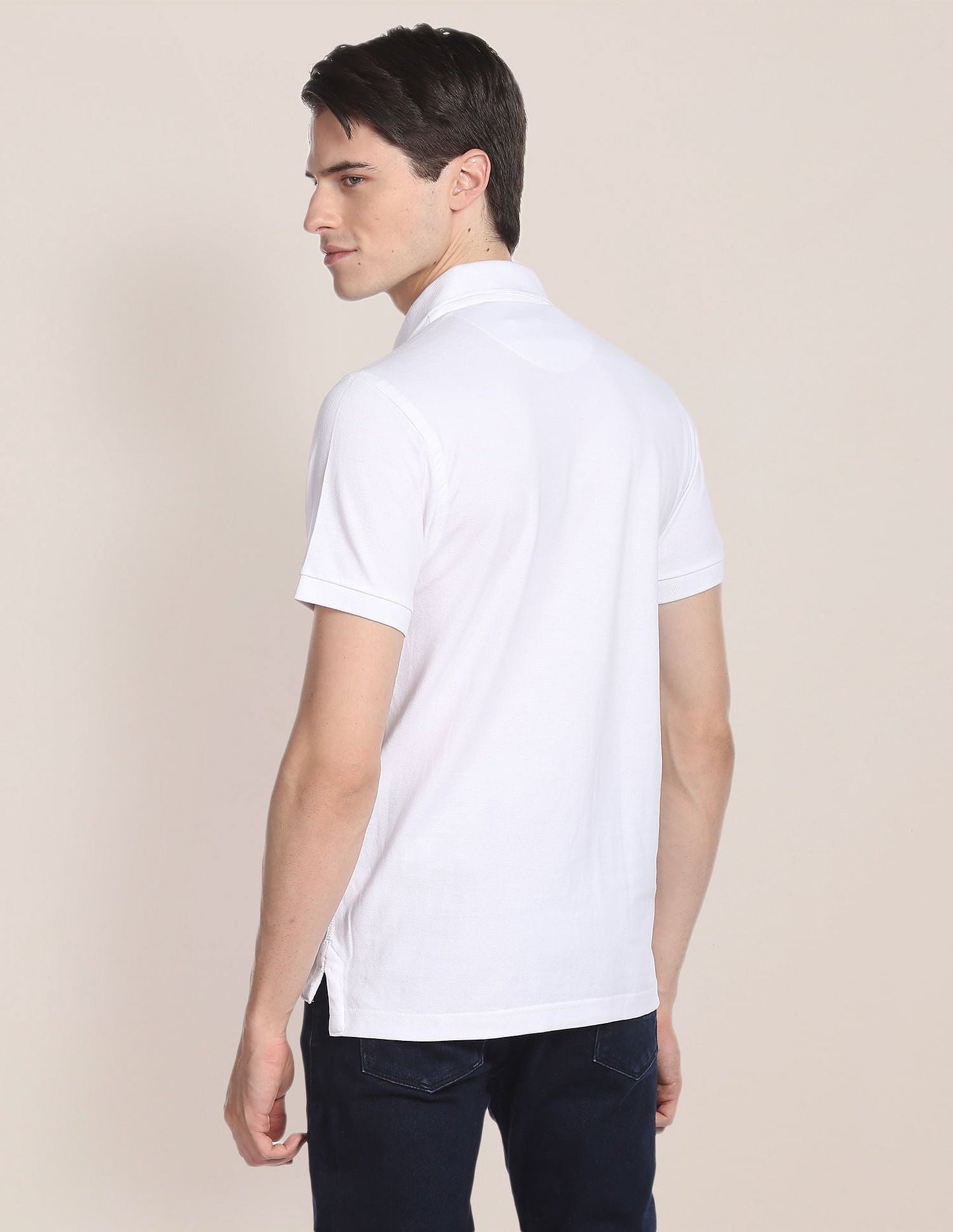 Compact Cotton Logo Polo Shirt