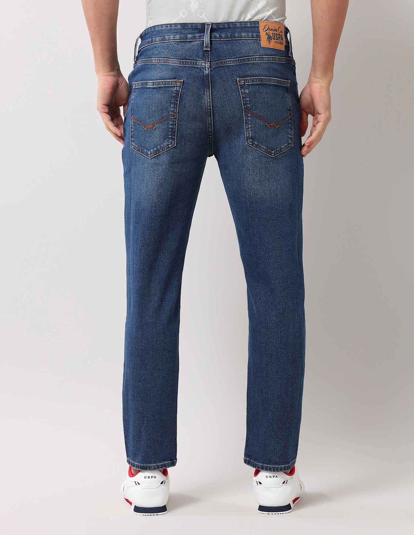 Cole Comfort Cropped Blue Jeans