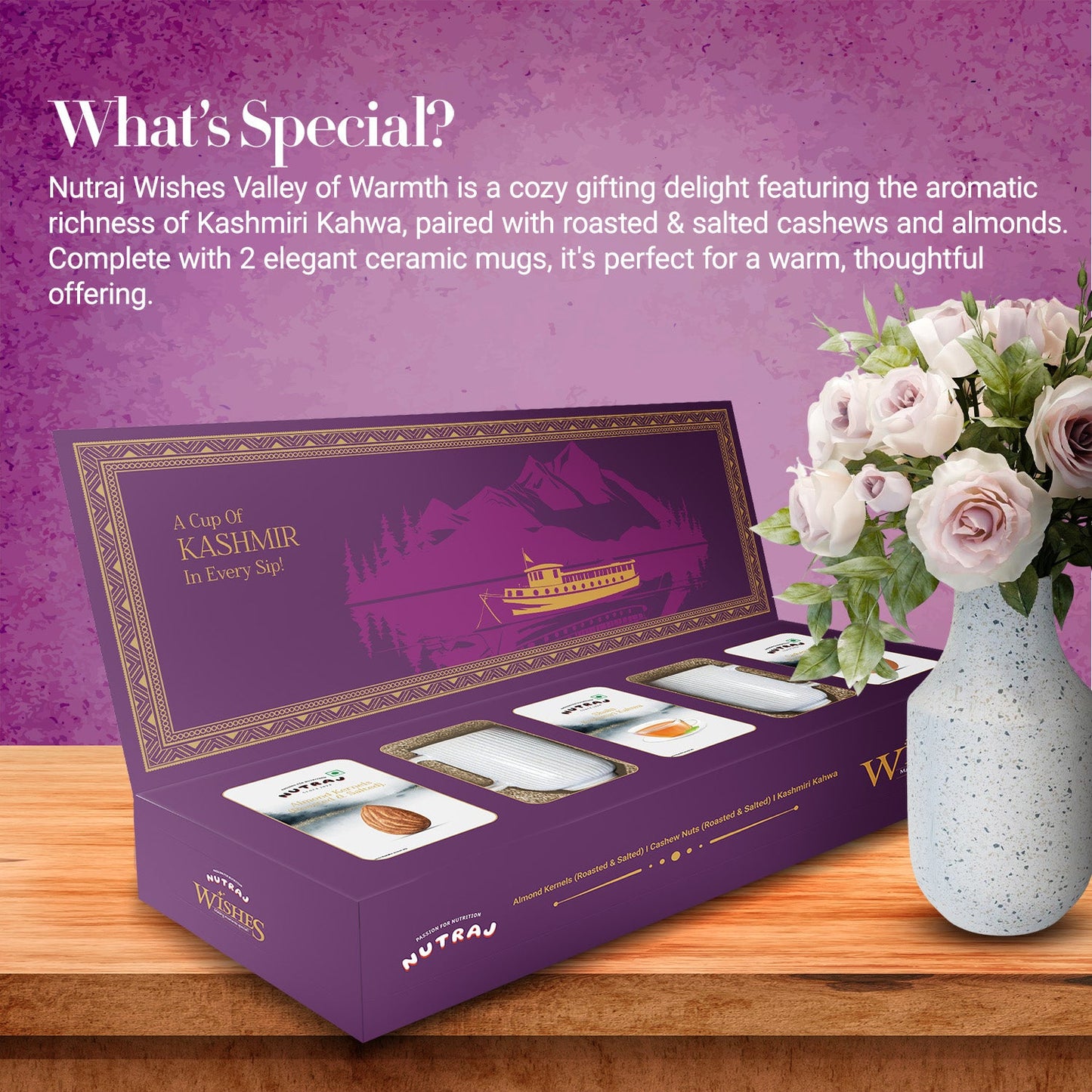 Nutraj Wishes Valley of Warmth 500g Diwali Gift Hamper | GB-86
