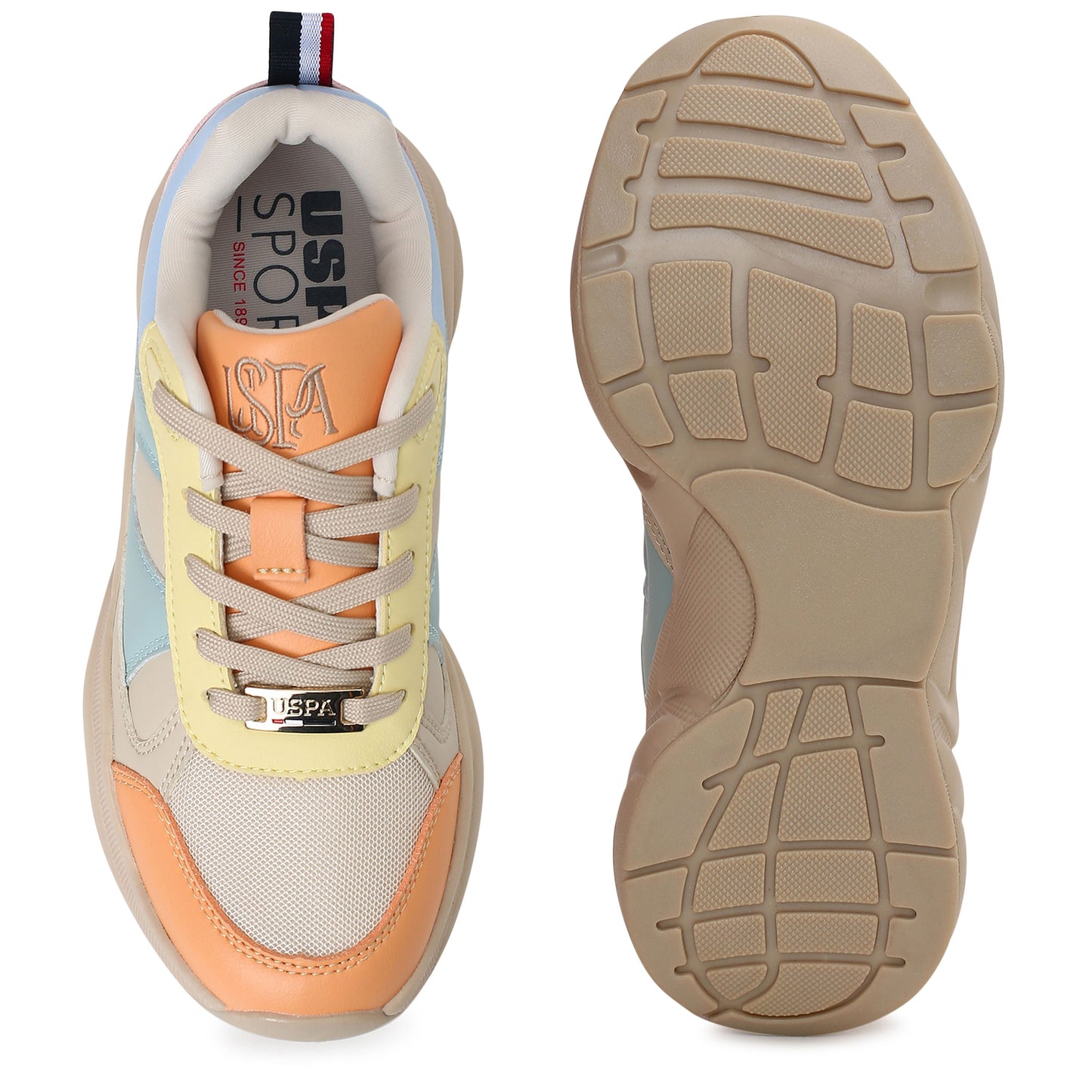Round Toe Colour Block  Sage 2.0 Sneakers