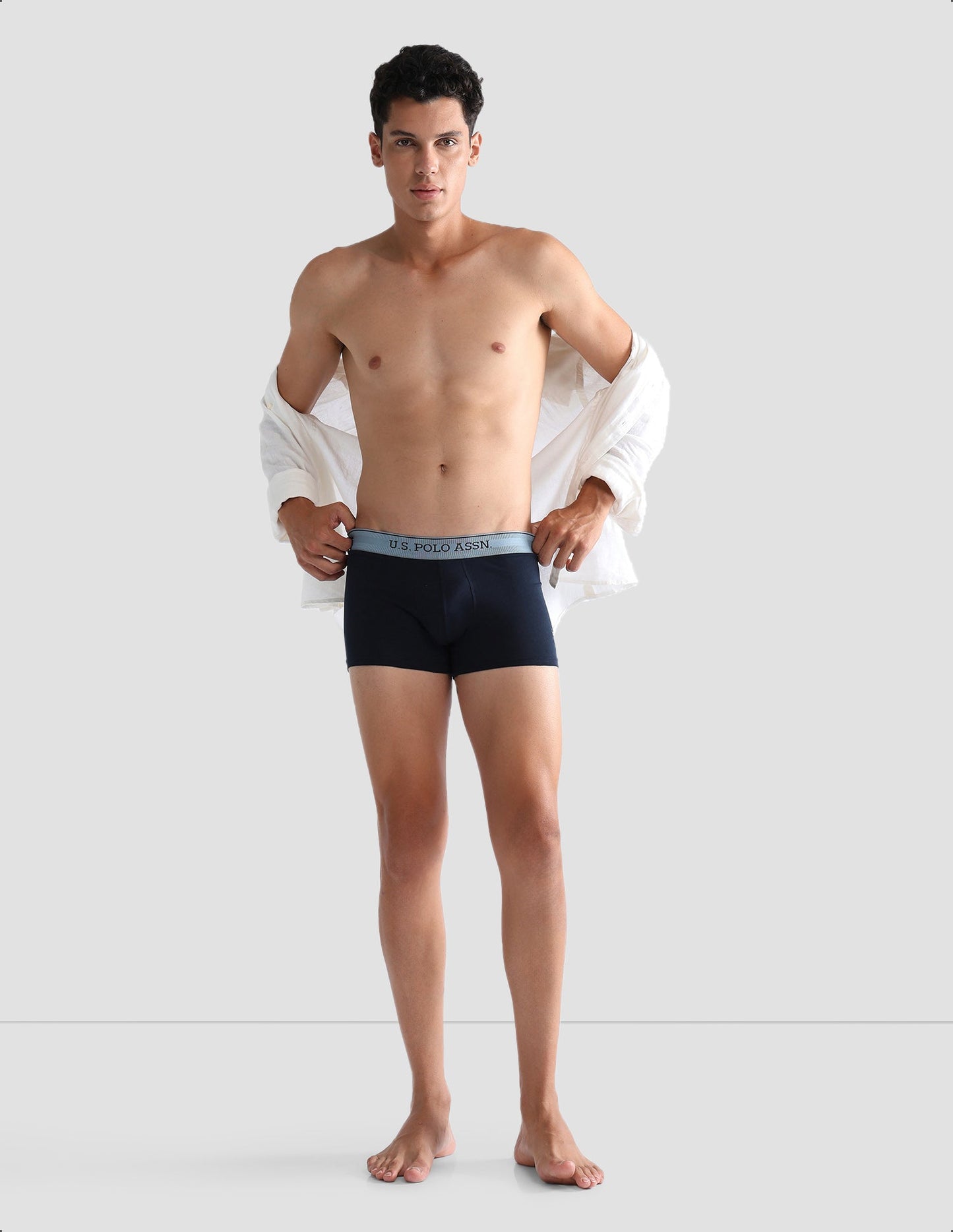 Mid Rise Solid OET15 Trunks - Pack Of 3