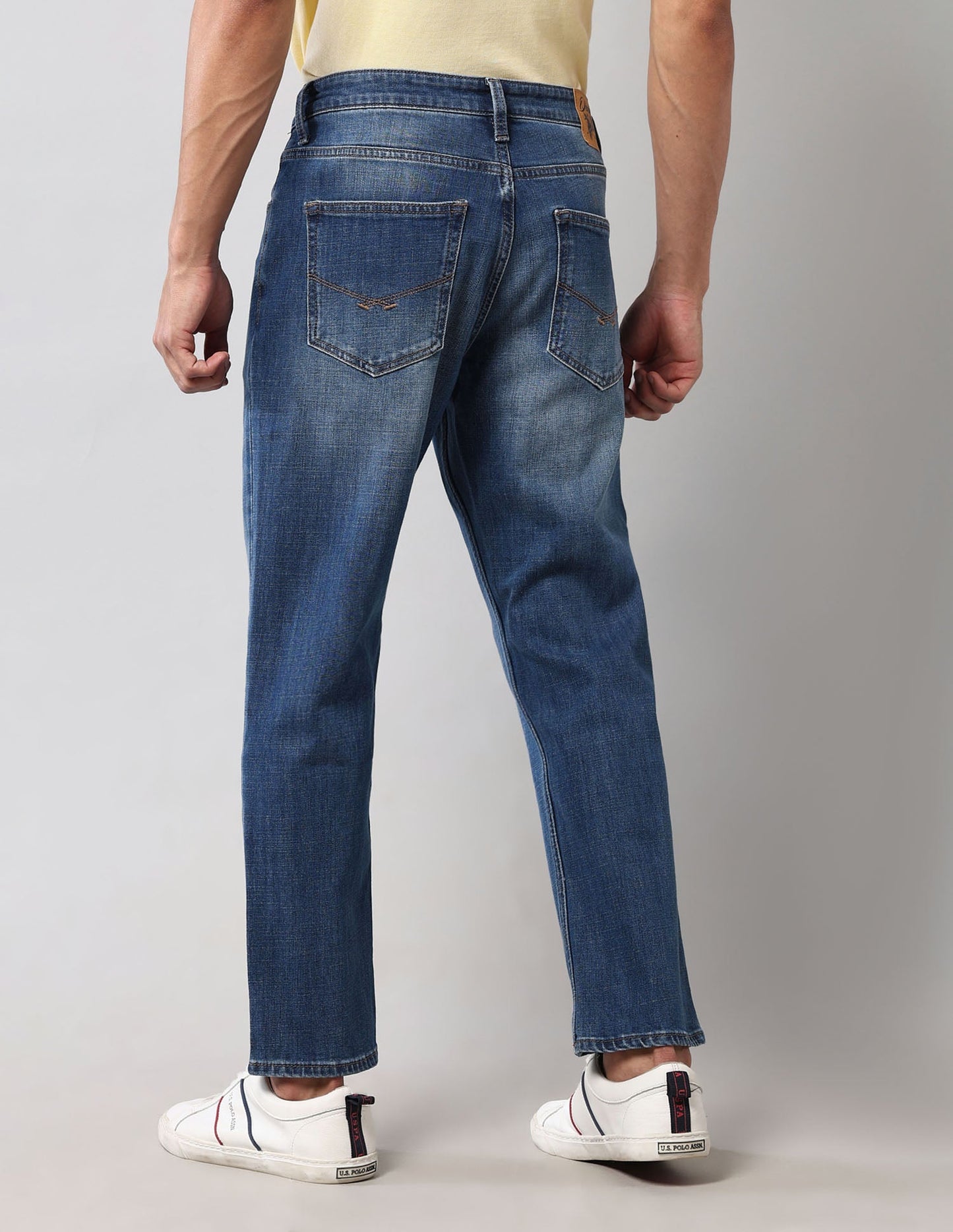 Cole Comfort Cropped Fit Blue Vintage Jeans