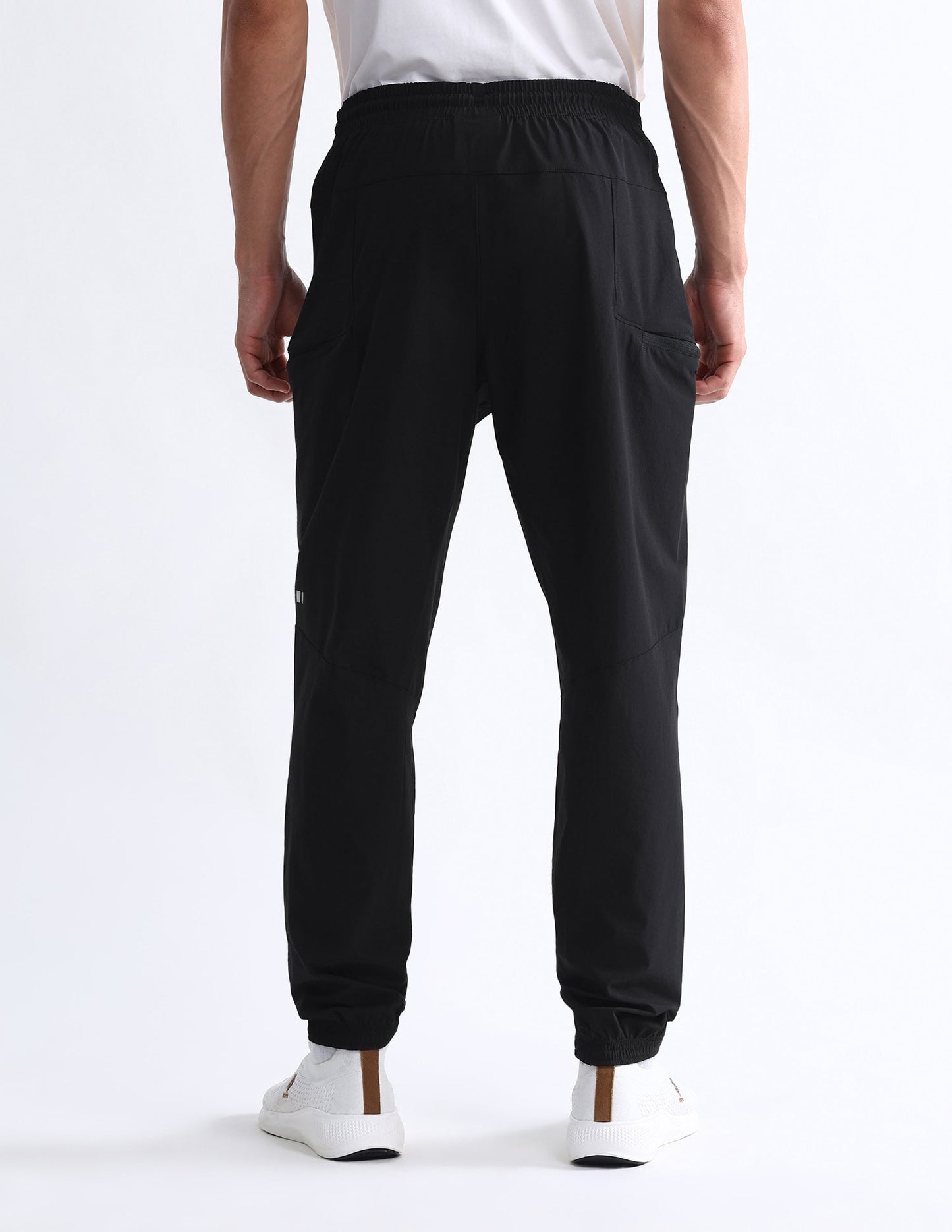 Solid Slim Fit Active Joggers
