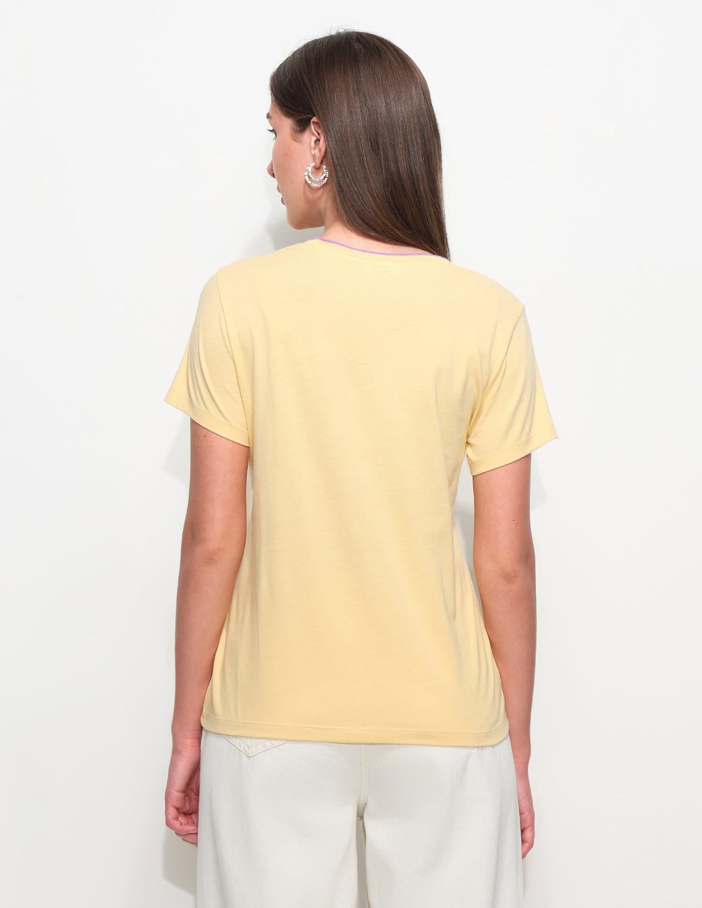 Regular Fit Solid T-Shirt