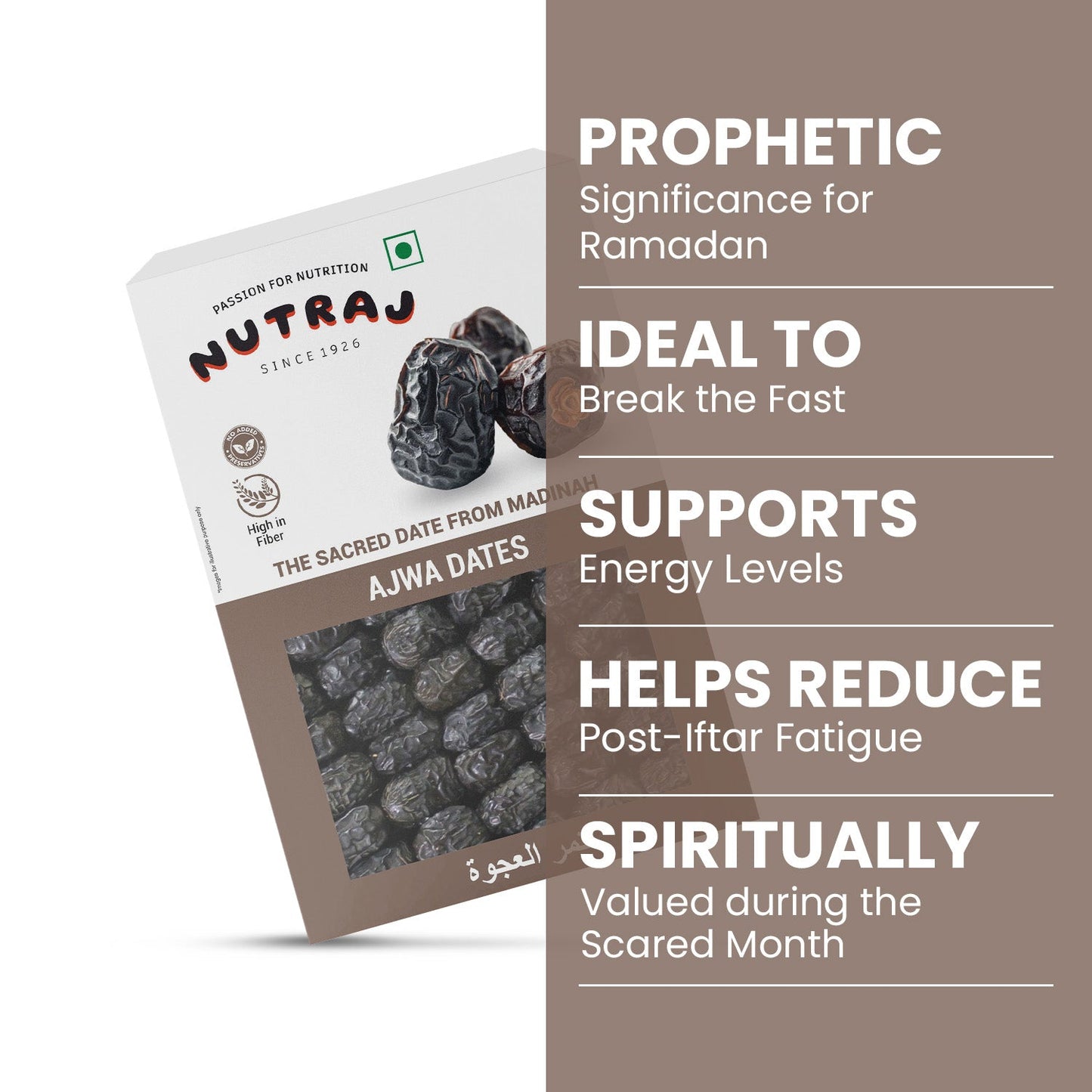 Nutraj Ajwa Dates Khajur 200gm