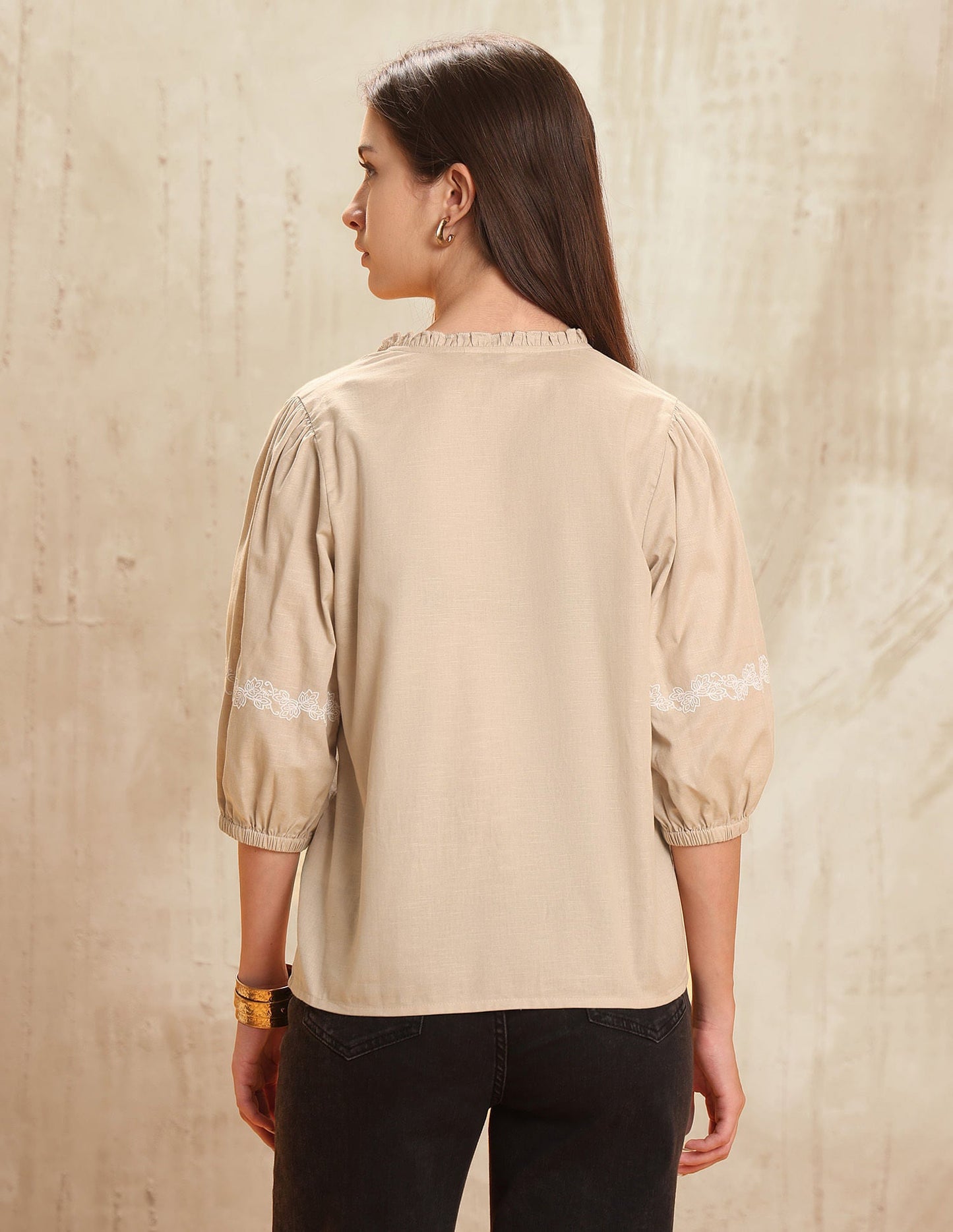 Solid Regular Fit Top