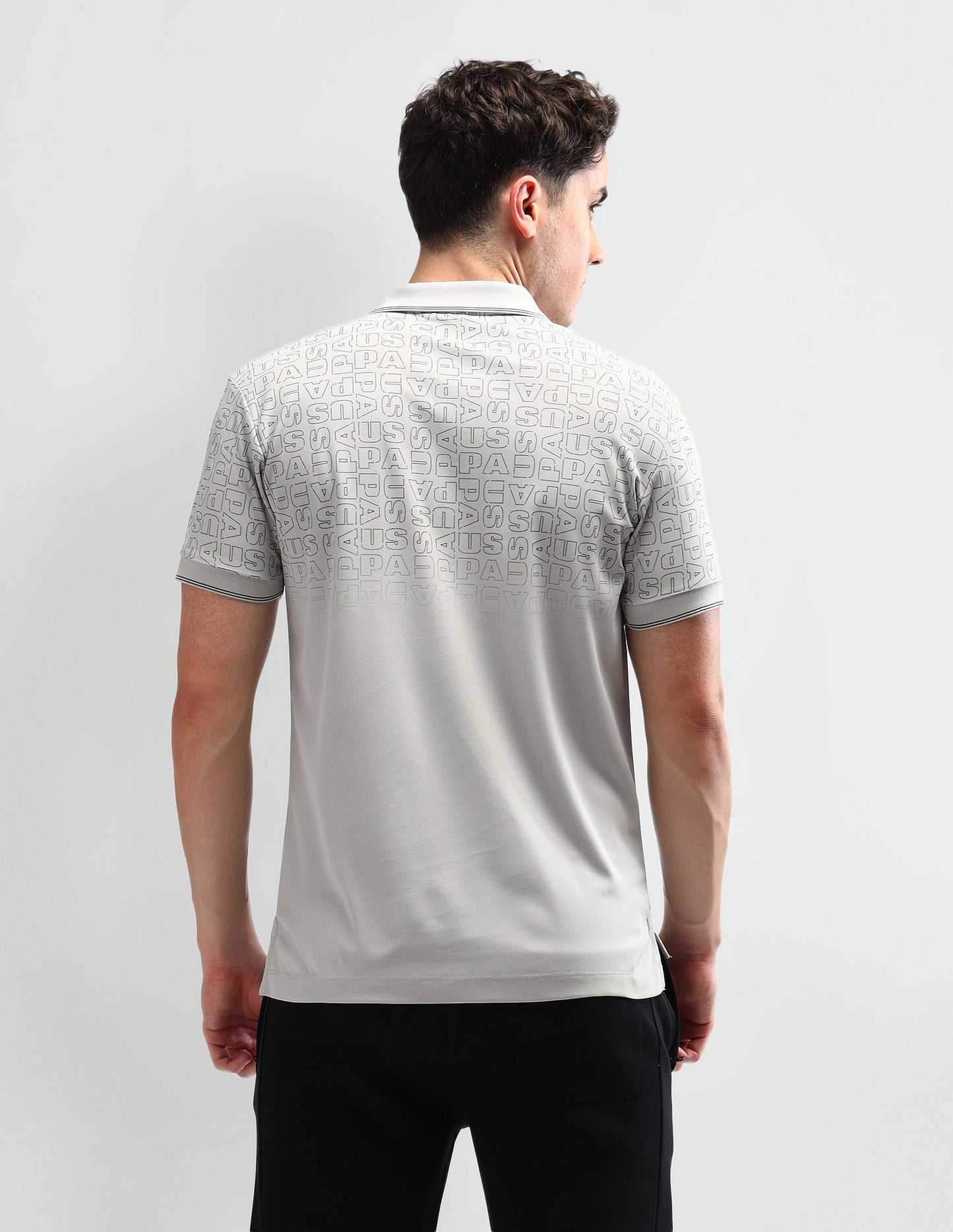 Slim Fit Printed Polo Shirt