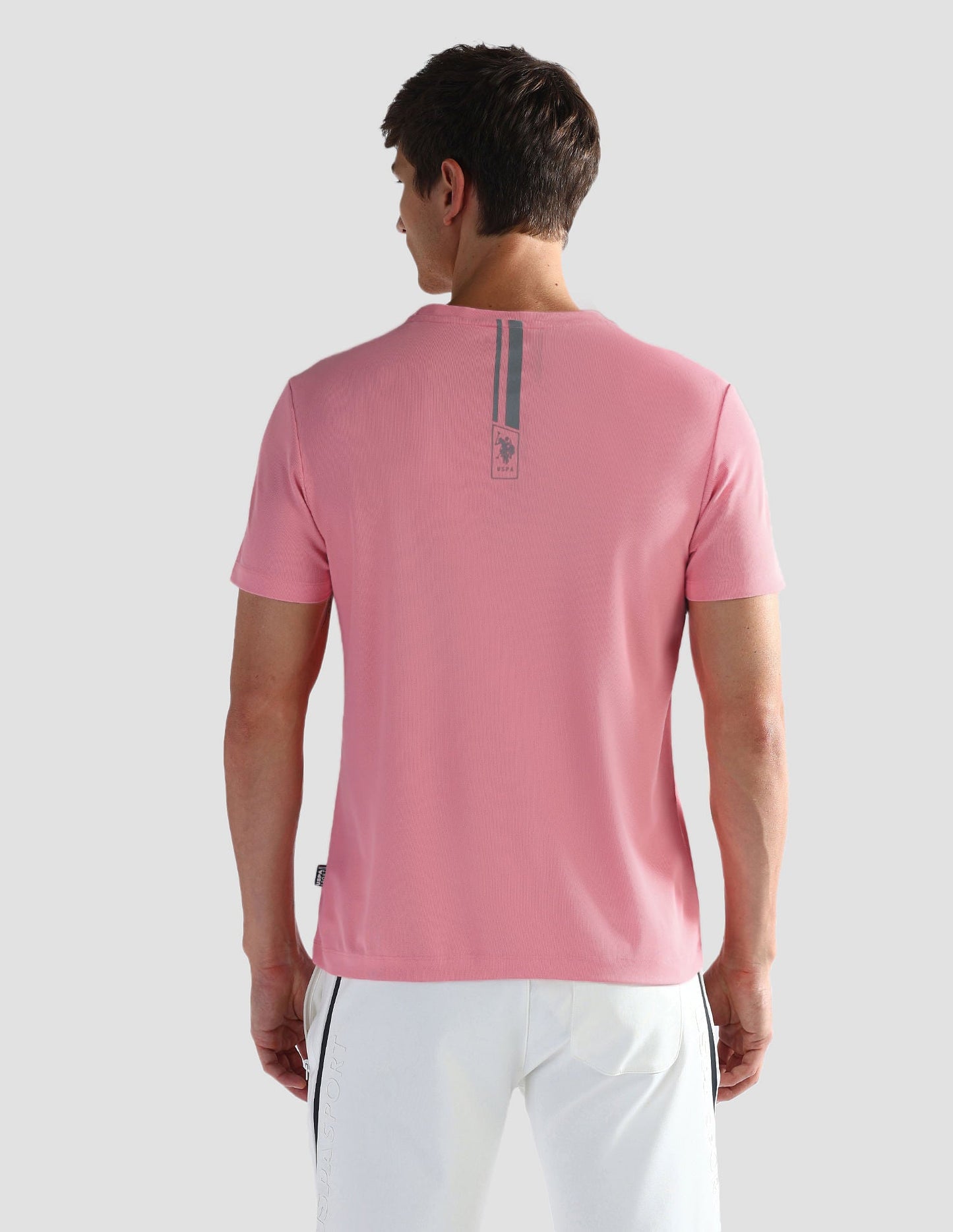 Brand Print Slim Fit Active T-Shirt