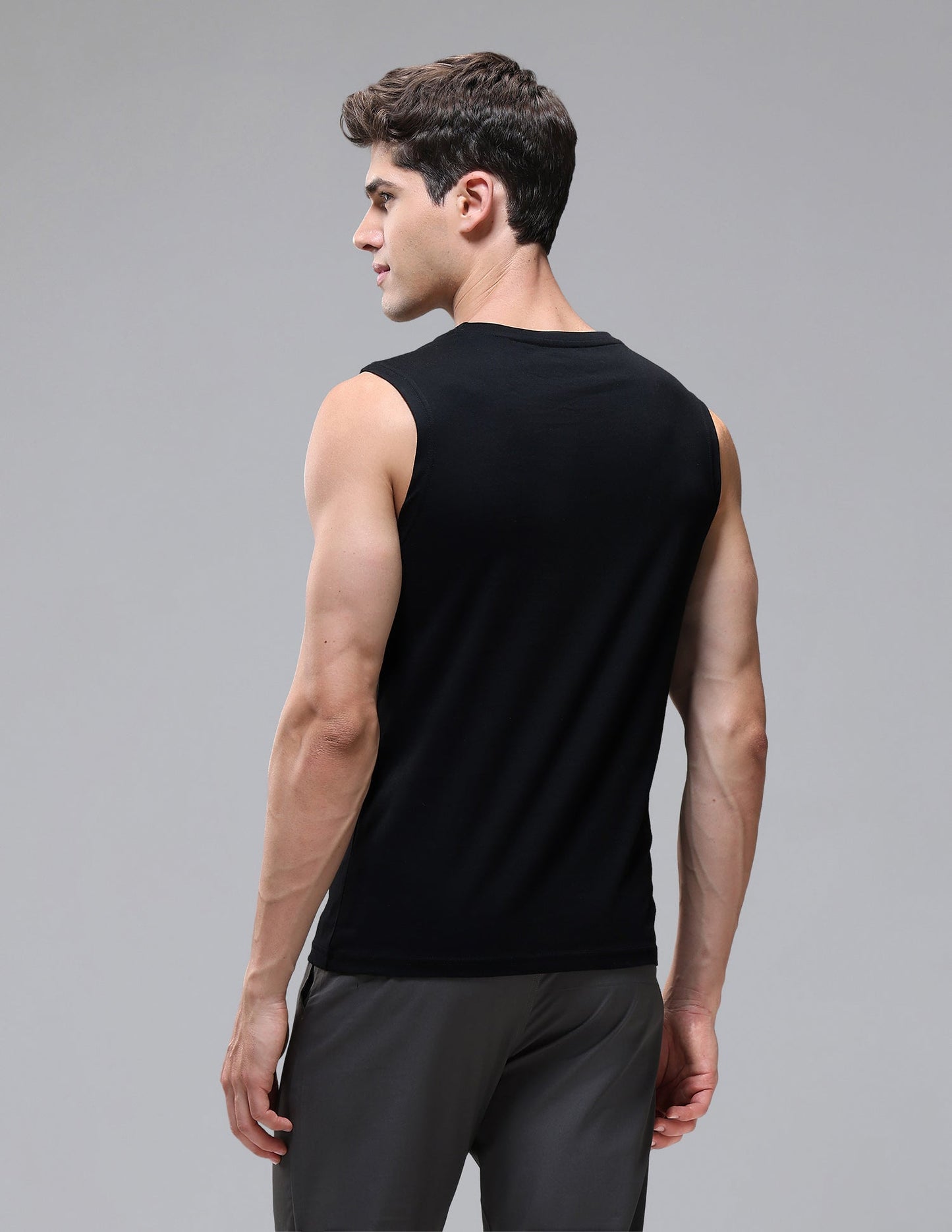 Solid Cotton OEV06 Vest - Pack Of 1