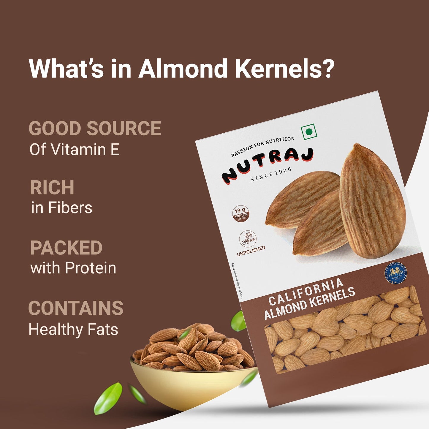 Nutraj Dry Fruits Combo 800g – Almonds, Cashews, Roasted Pista & Walnut Kernels (200g Each)