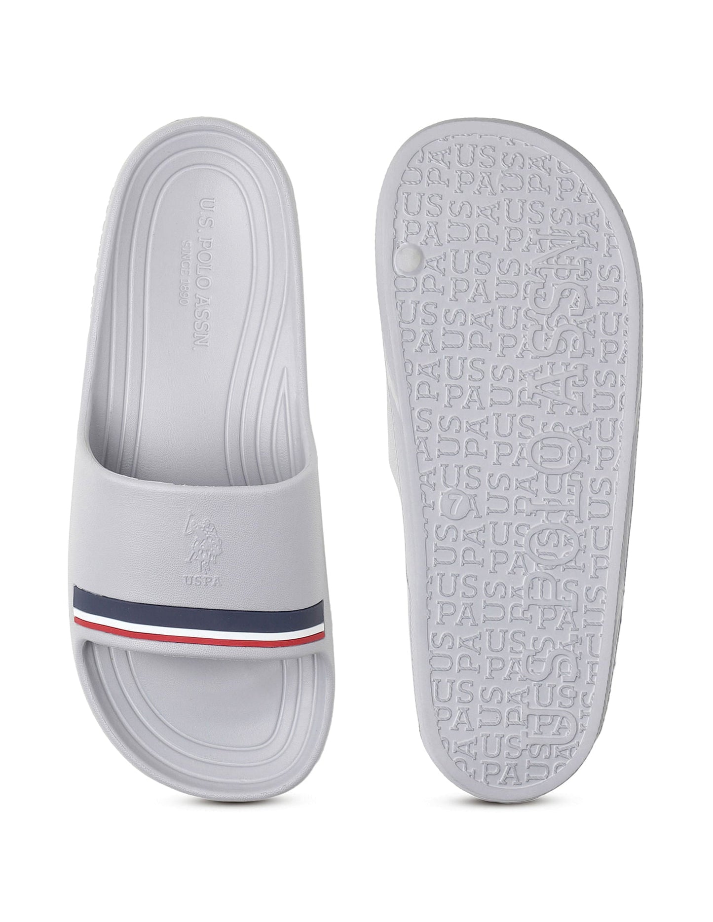 Men Easton Grey Foam Walk Sliders
