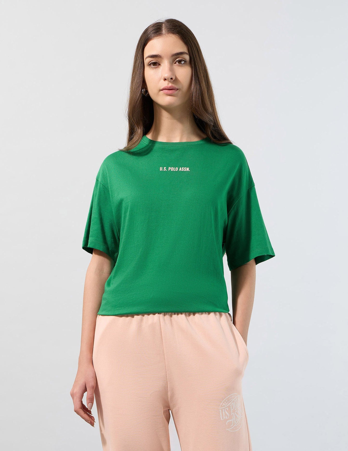 On The Go Brand Printed Boyfriend Fit T-Shirt