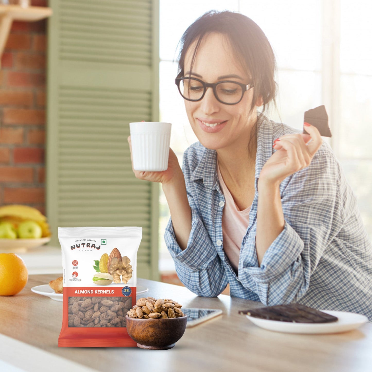Nutraj Australian Almonds Kernel 100g