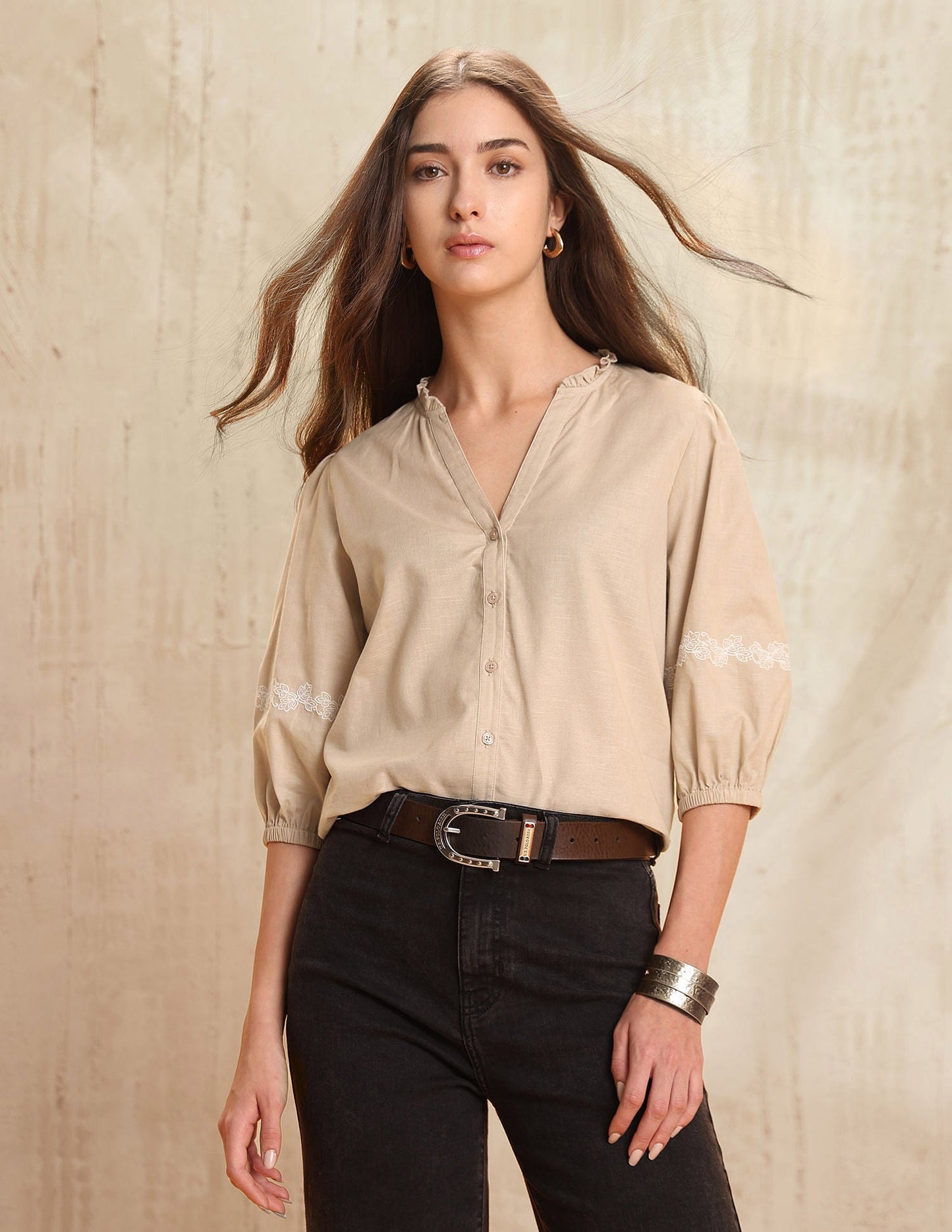 Solid Regular Fit Top