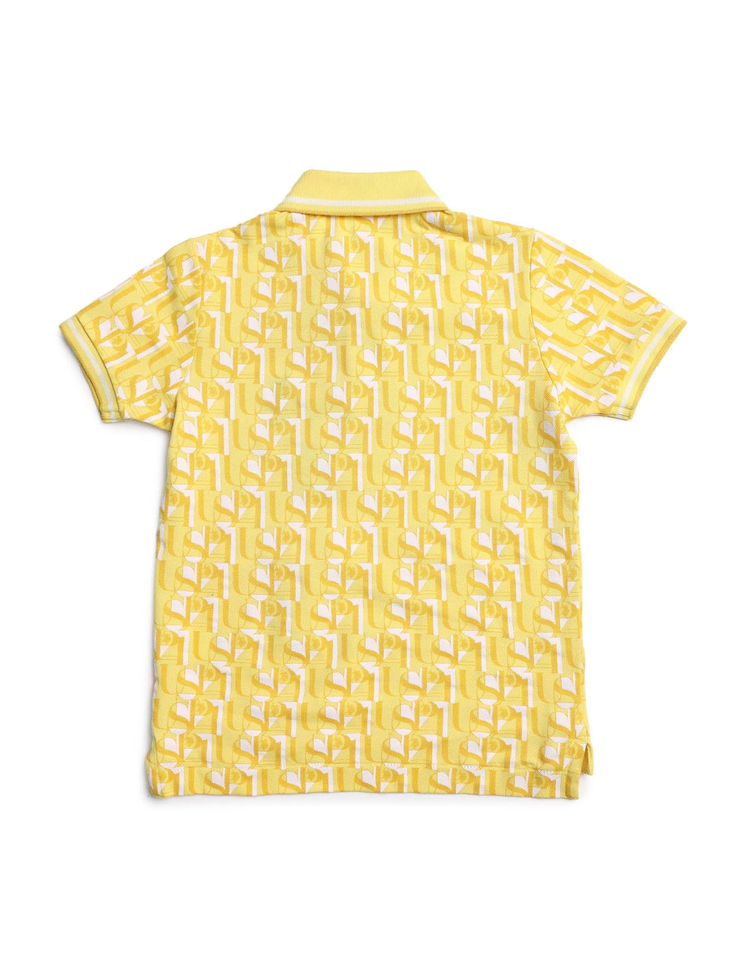 Boys All Over Printed Regular Fit Polo Shirt