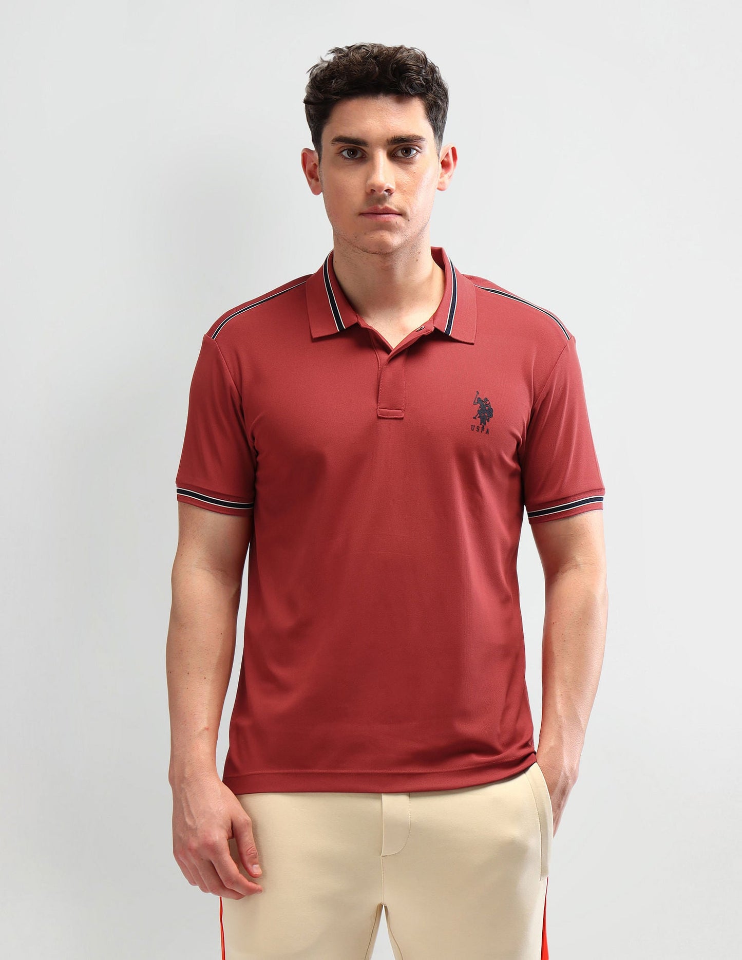 Slim Fit Solid Polo Shirt